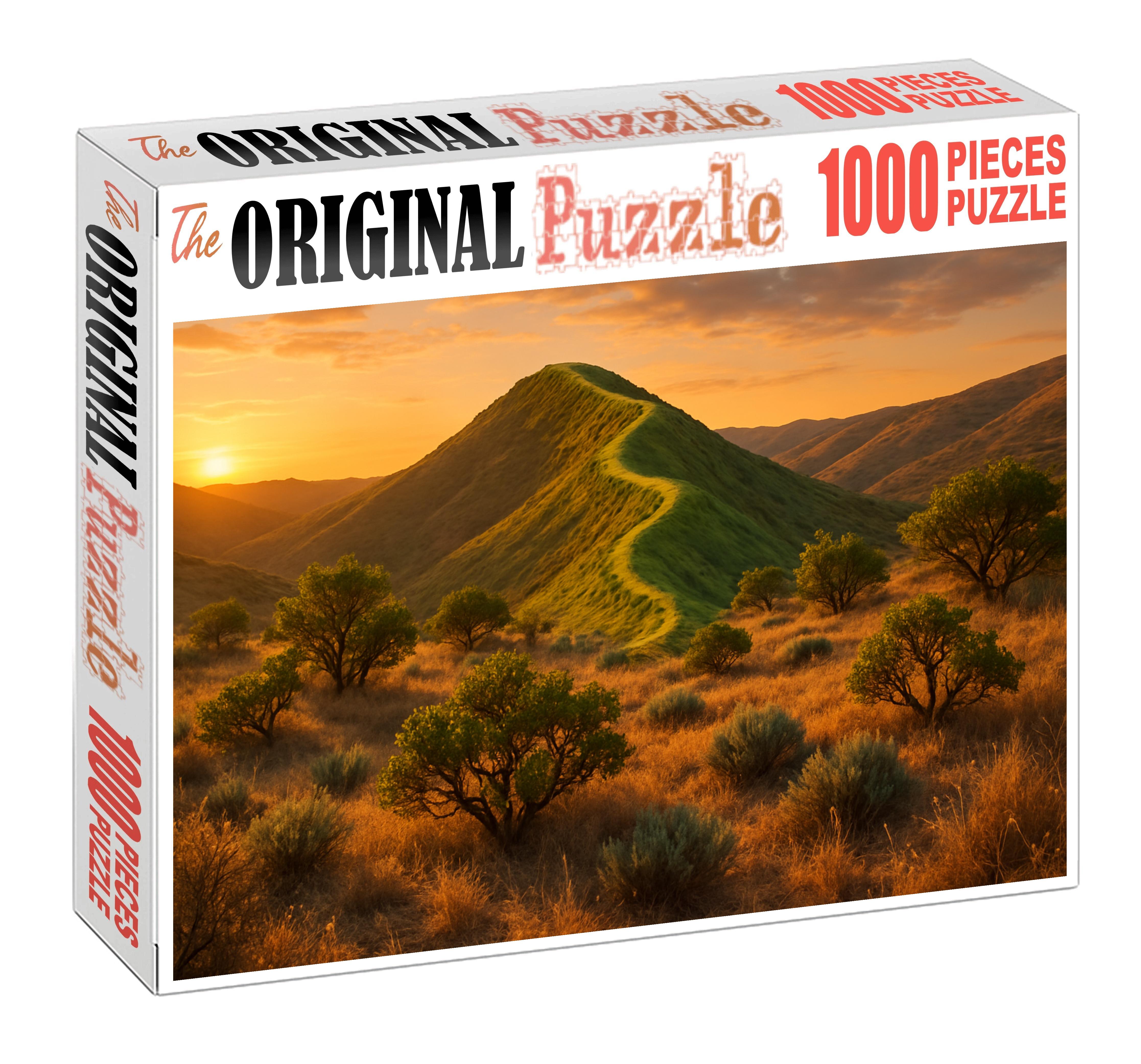 Sunset Serpentine Ridge Premium Puzzle Pieces