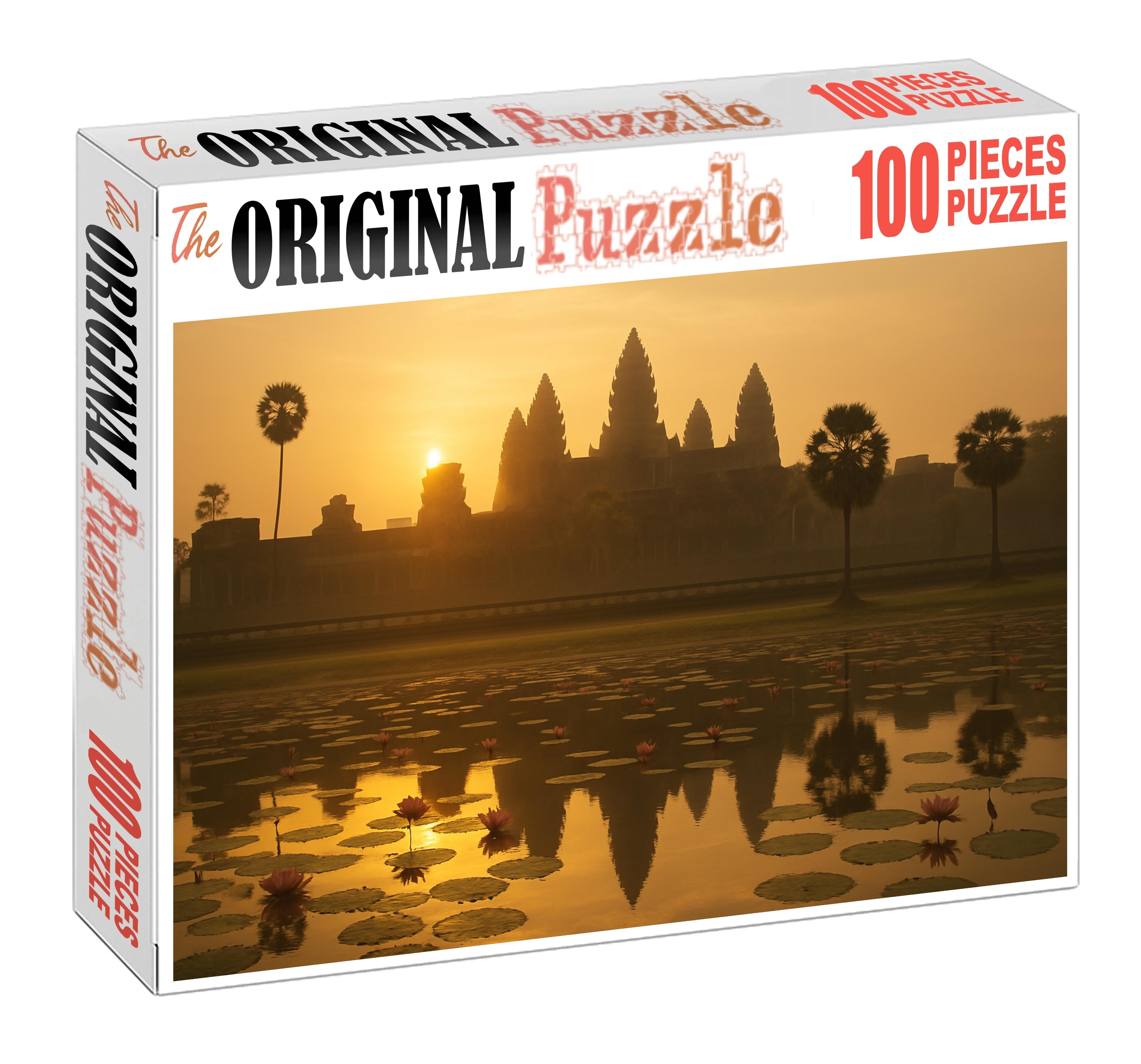 Angkor Wat Located In Siem Reap Cambodia Recognized By 7985 Globally As The Largest Religious Monument 1000 Piece Puzzle