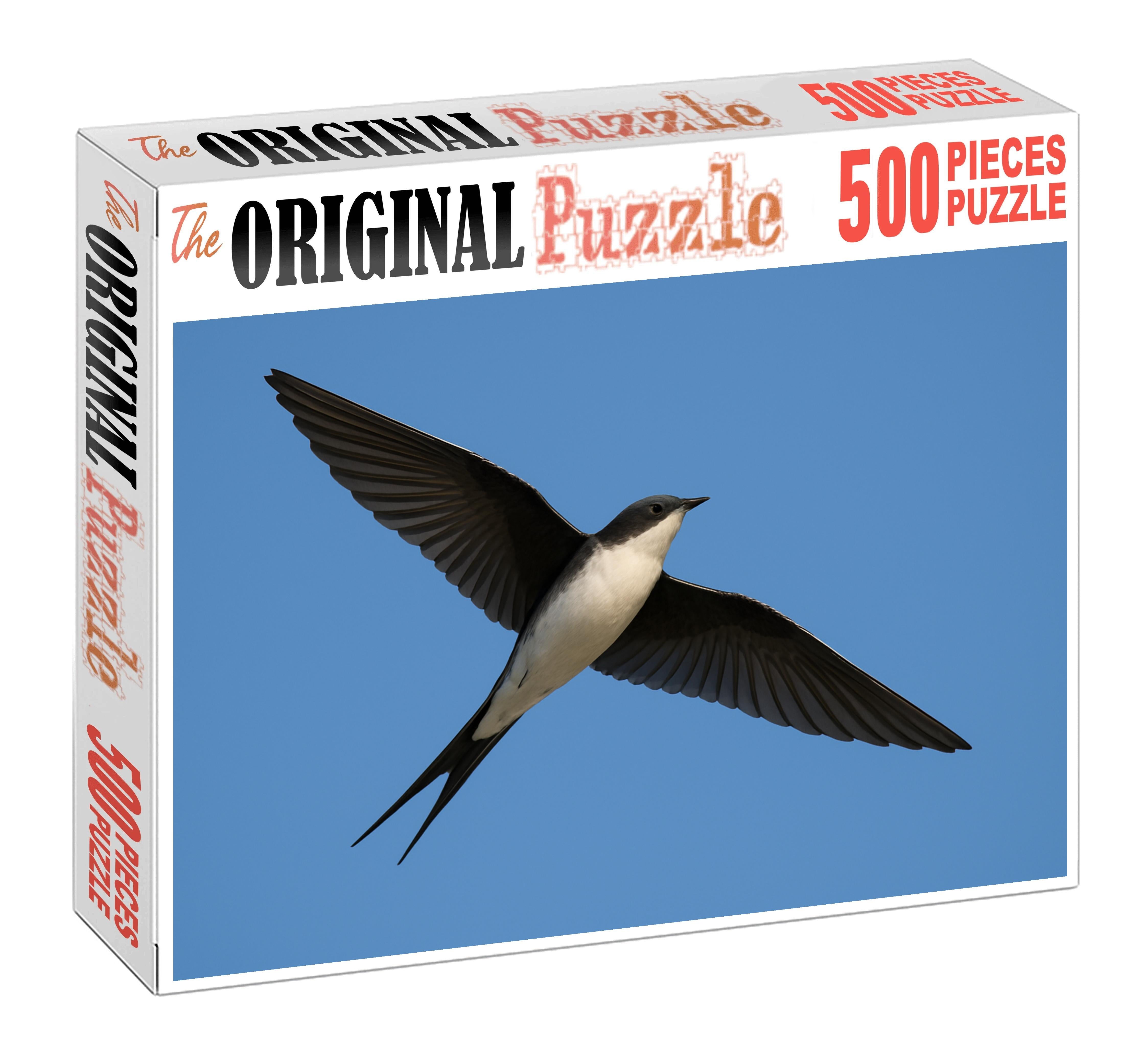 White-throated Swift Aerobatic Skimmer 50 Piece Puzzle