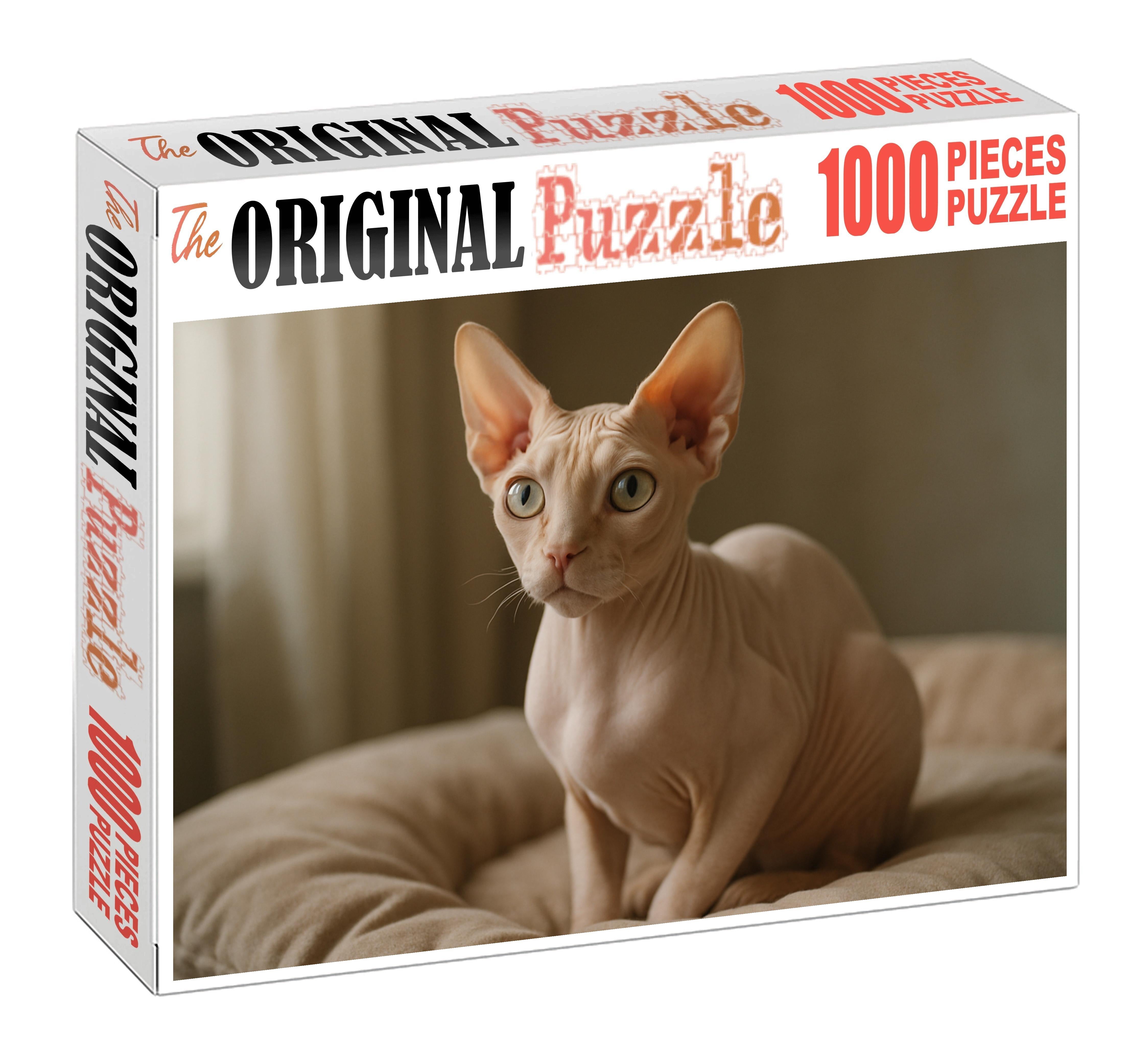 Ivory Glint Sleek Hairless With Luminous Skin And Social Grace Premium Puzzle Pieces