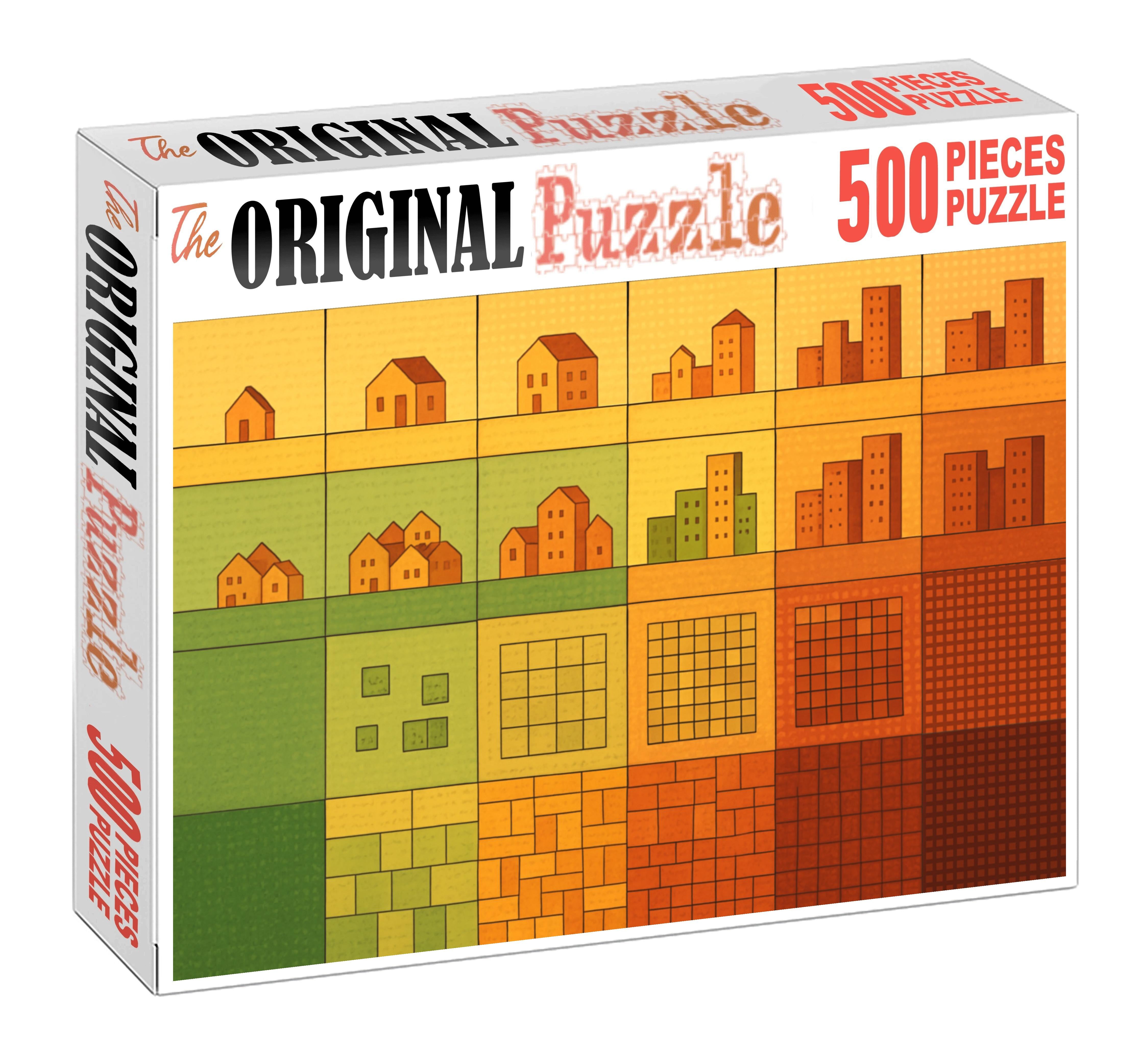Urban Growth Mosaic Diagram 50 Piece Puzzle