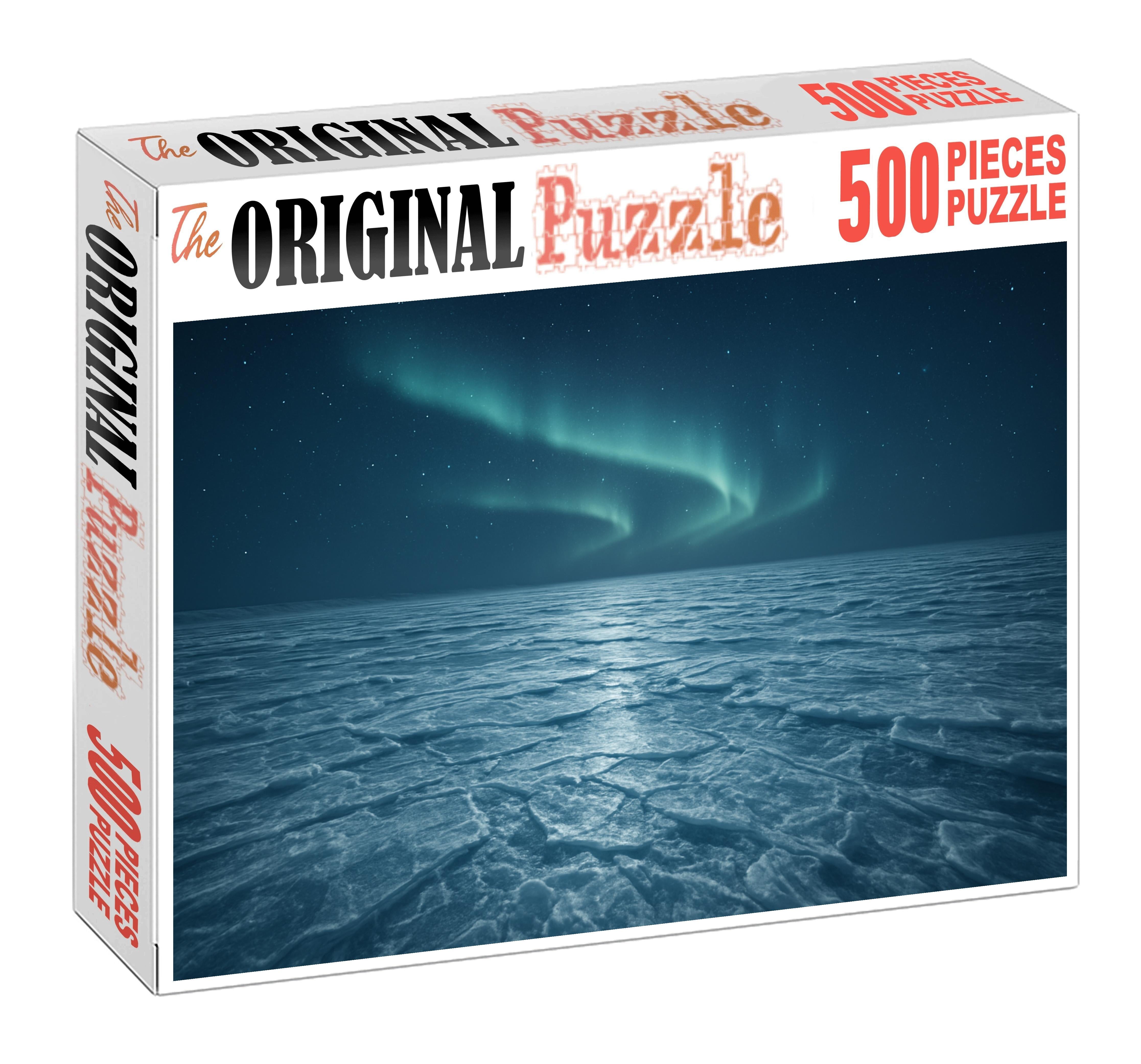 Polar Ice Plain Reflection Puzzle Collection