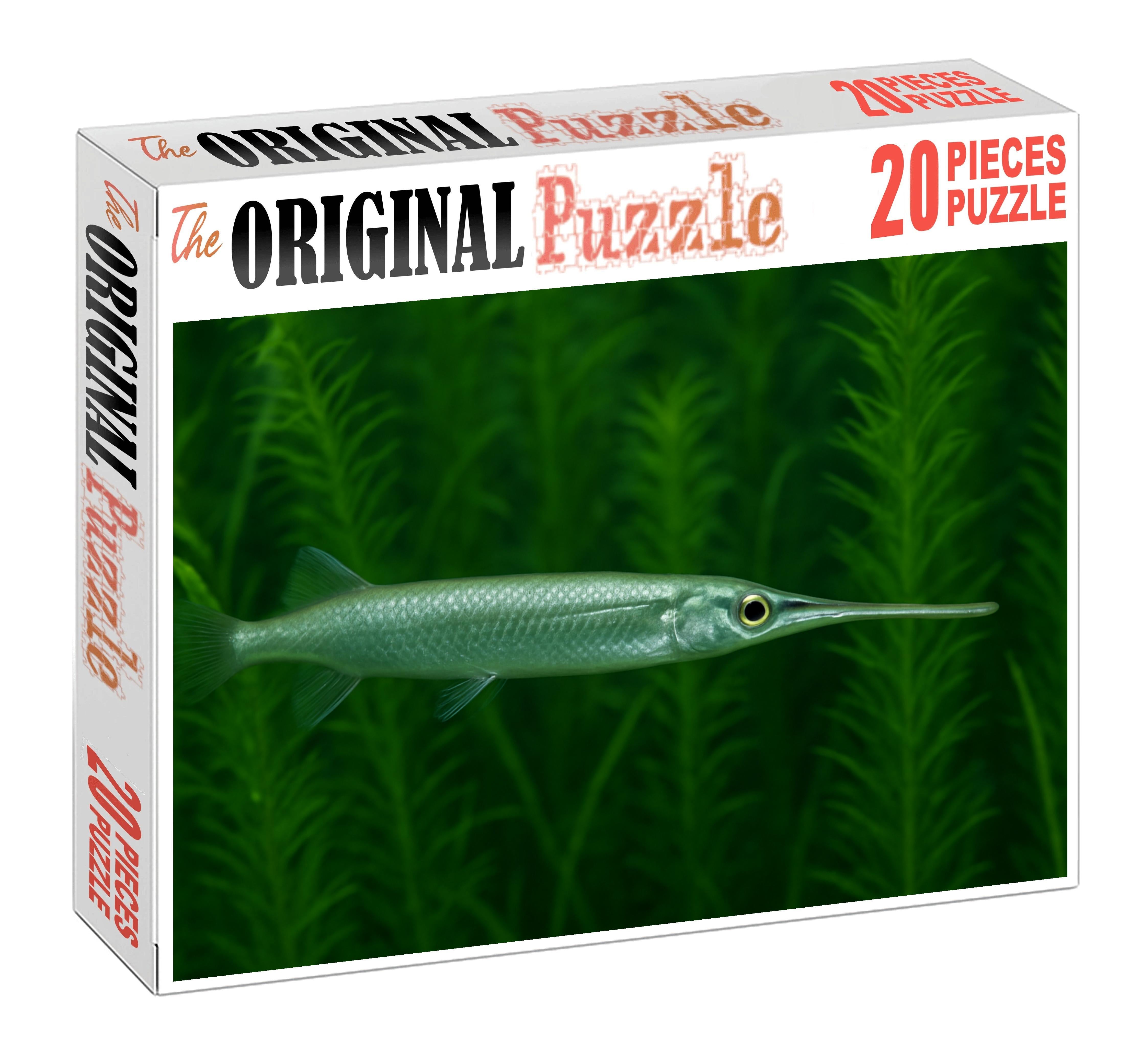 Silver Streamer Pipefish 20 Piece Puzzle