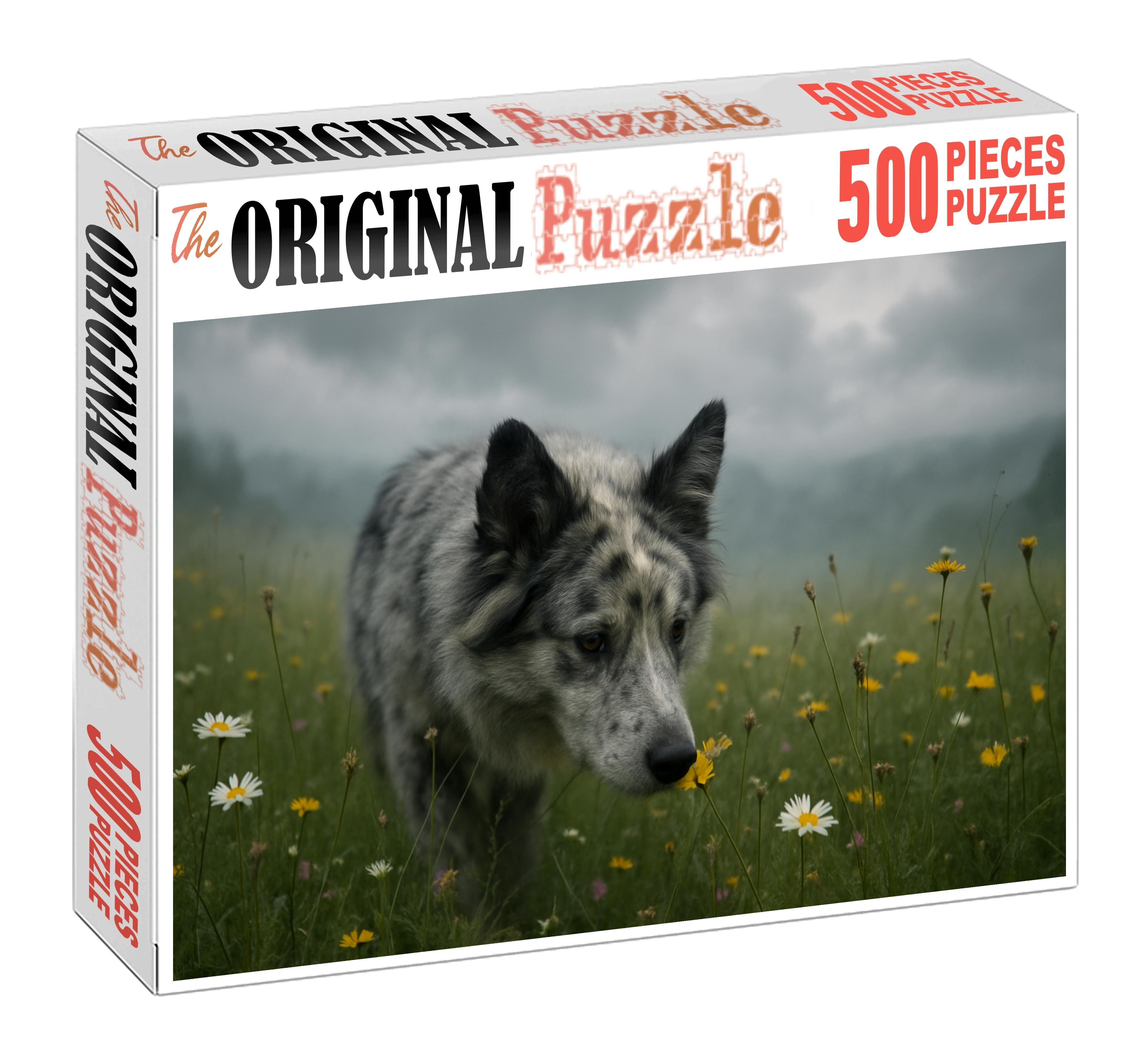 Marble Cloud Fluffy Mottled Scent Hound With Persistent Nose Custom Jigsaw Puzzle