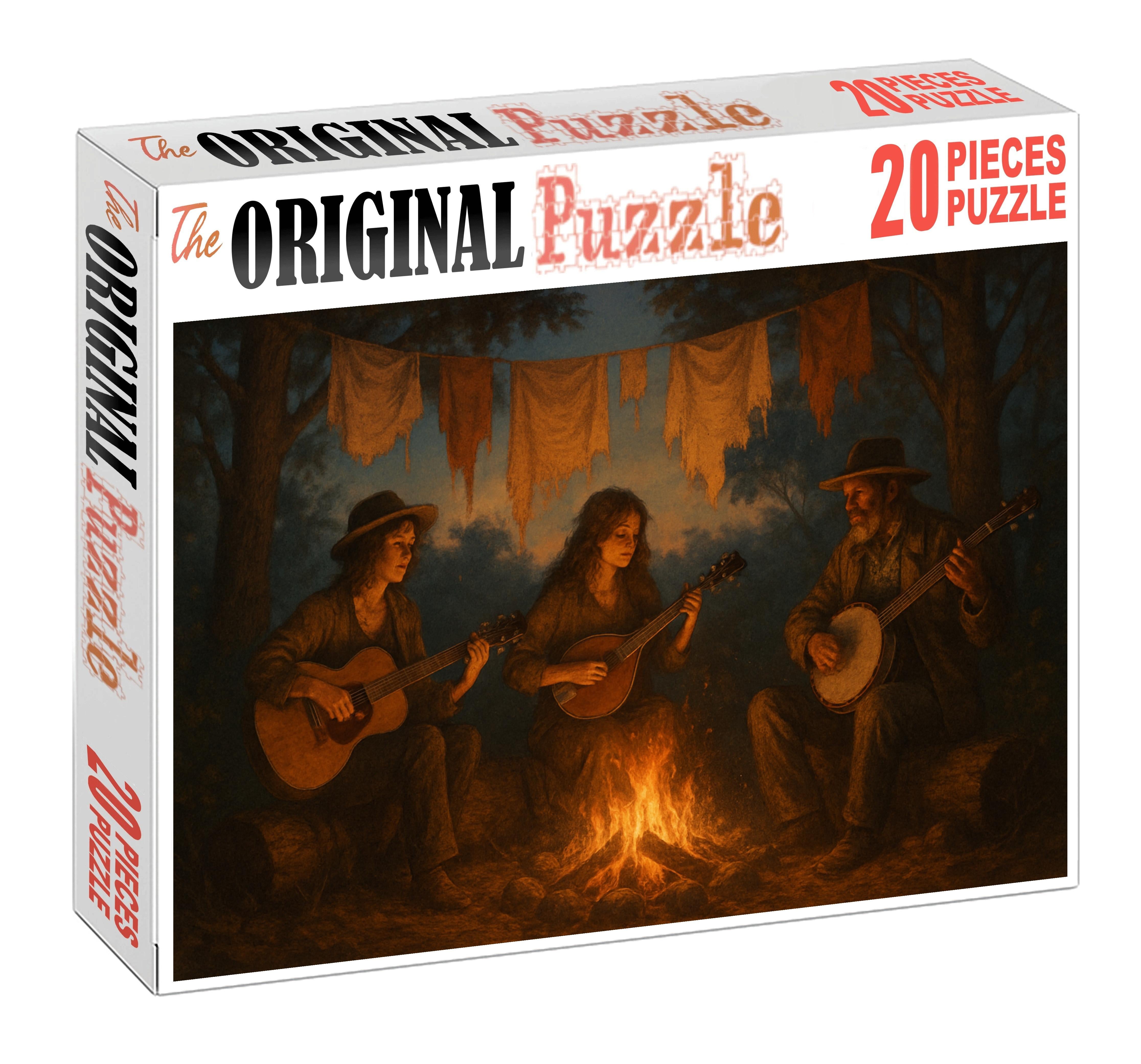 Indie Folk Revival Rustic Melodies And Earthy Aesthetics 20 Piece Puzzle