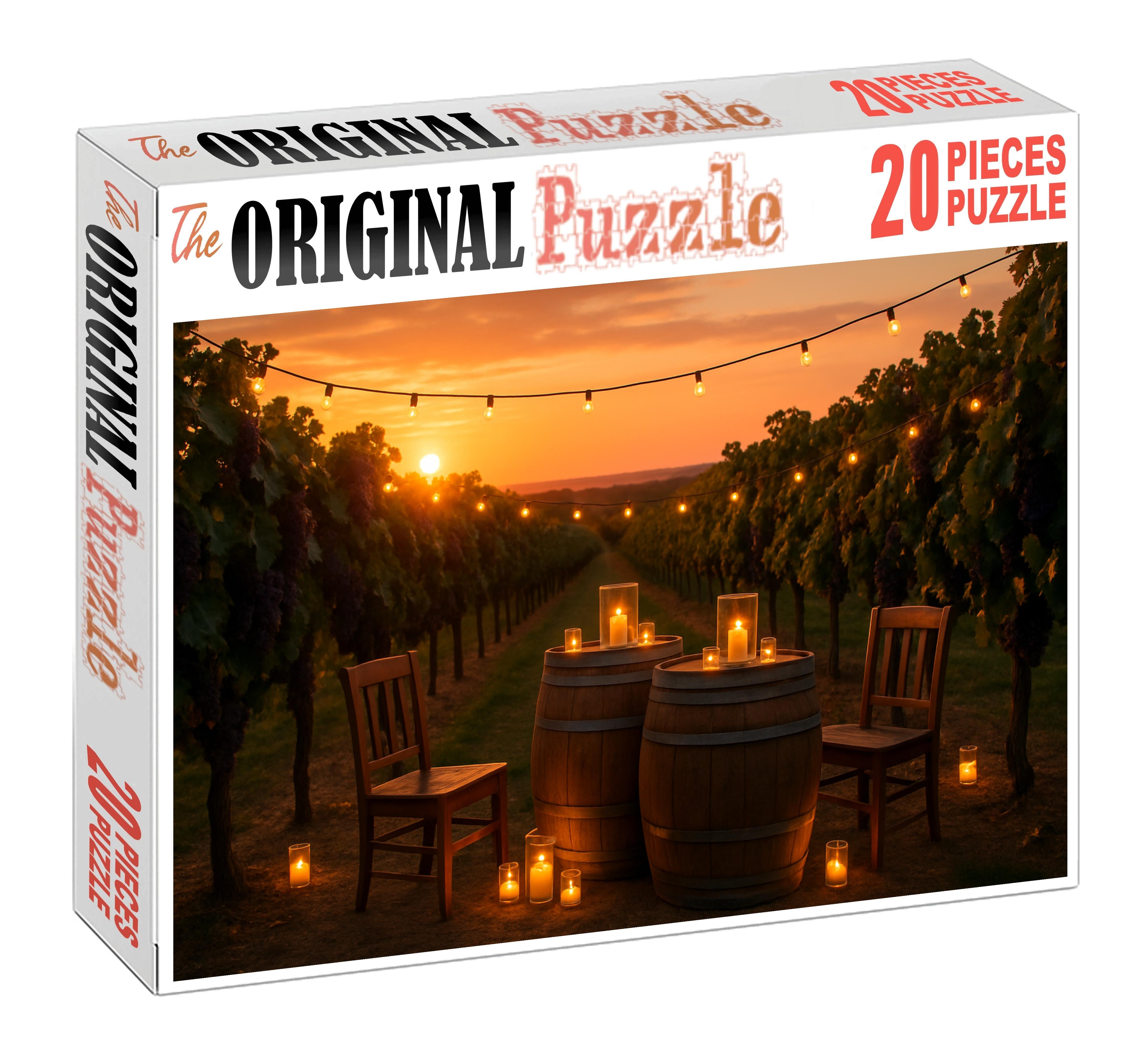 Sunset Vineyard Celebration Puzzle Collection
