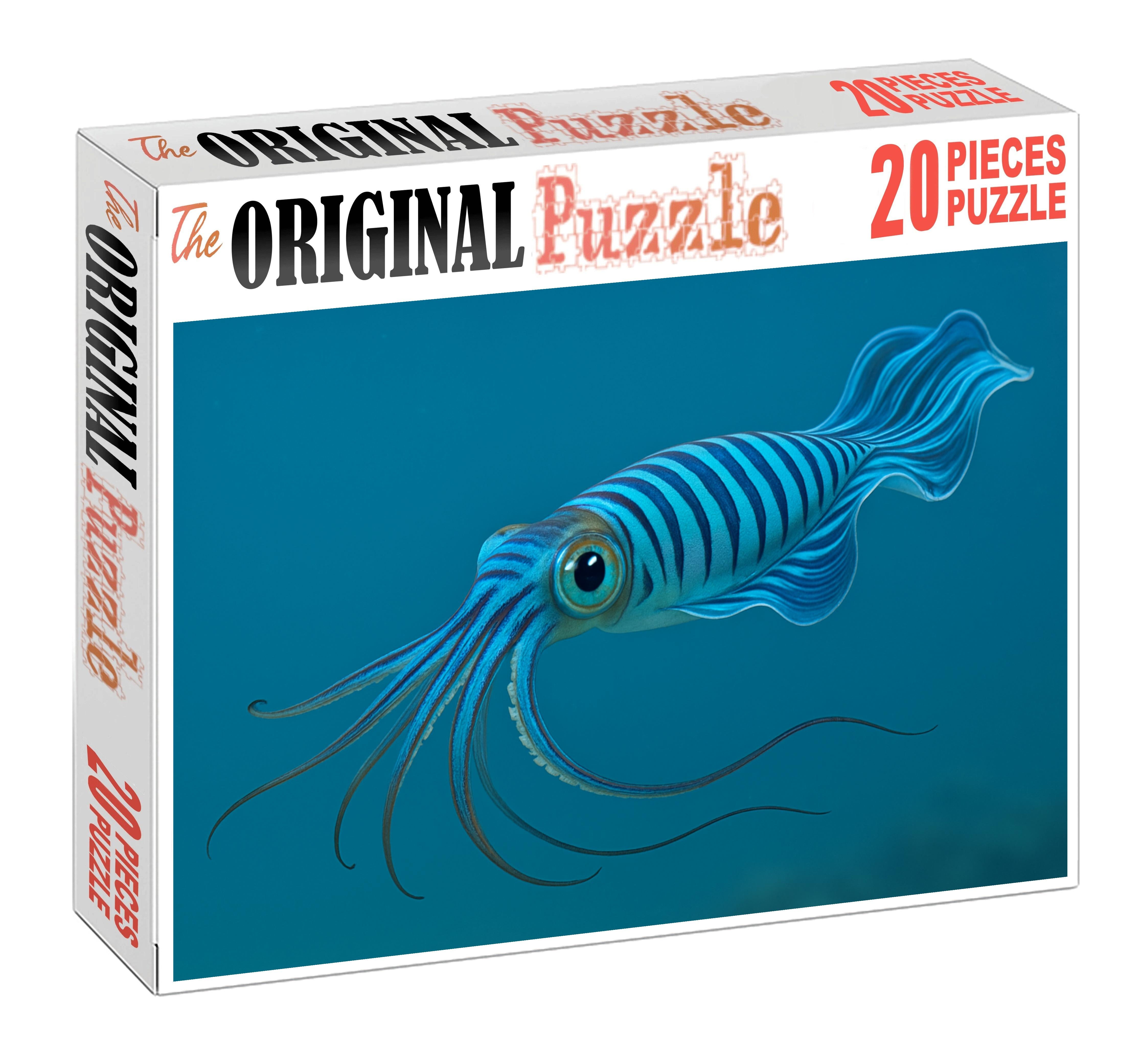 Cobalt Ribbon Squid Agile Midwater Cephalopod Family Puzzles