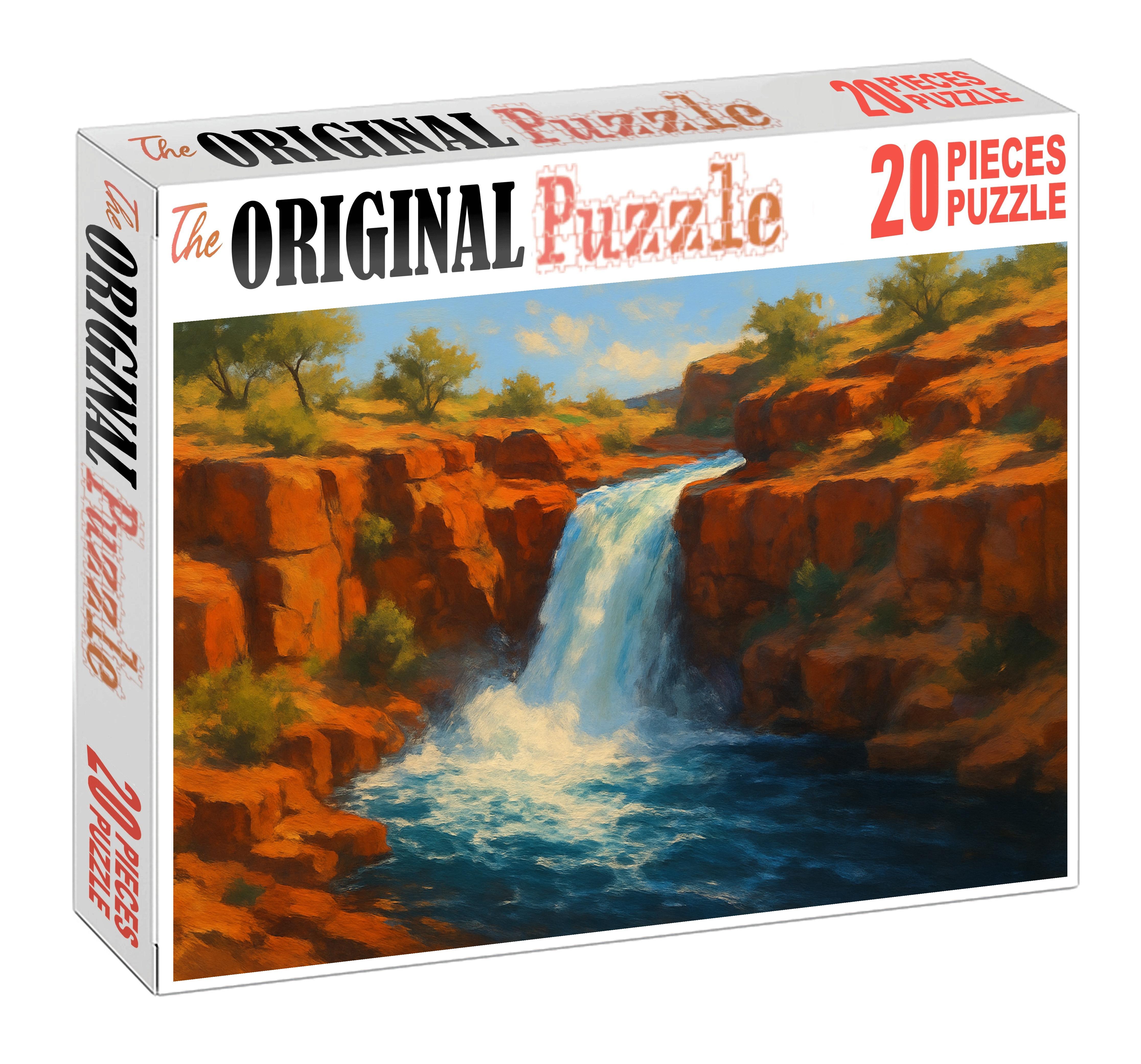 Crimson Ember Plunge 300 Piece Puzzle