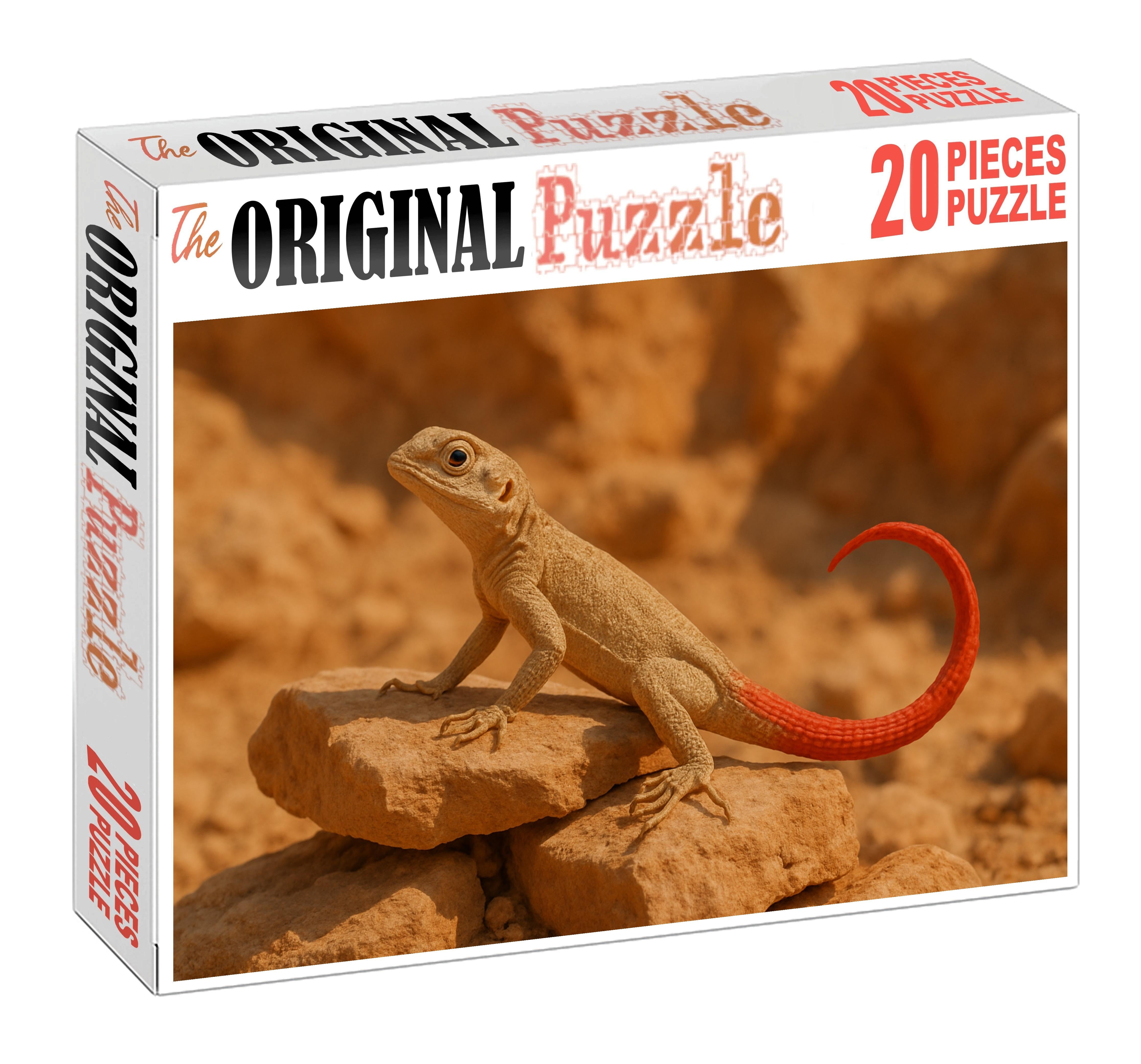 Crimson Tail Flicker Agile Desert Sprite 50 Piece Puzzle