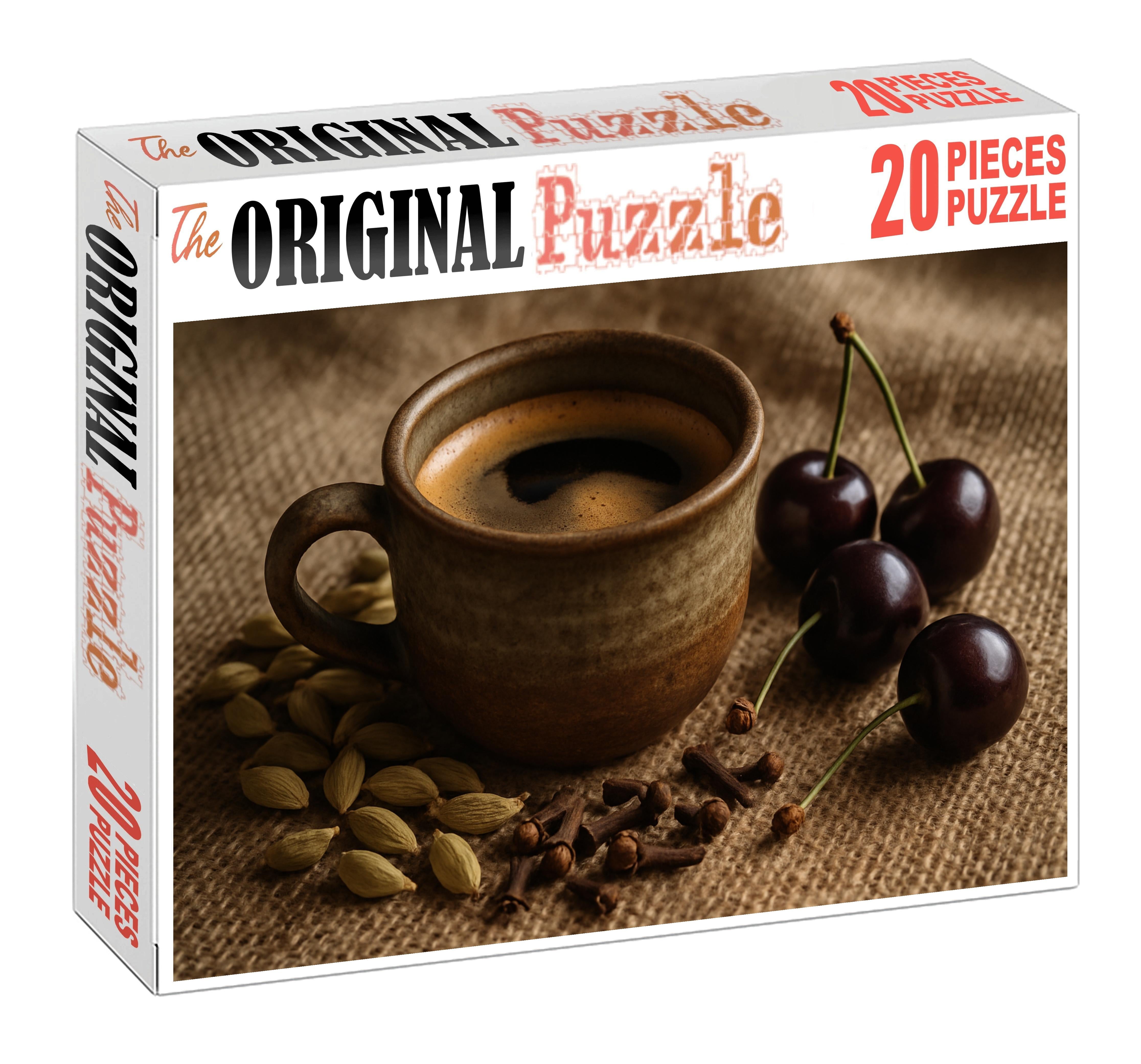 Spiced Ember Robust Coffee With Clove Cardamom And Dark Cherry 200 Piece Puzzle