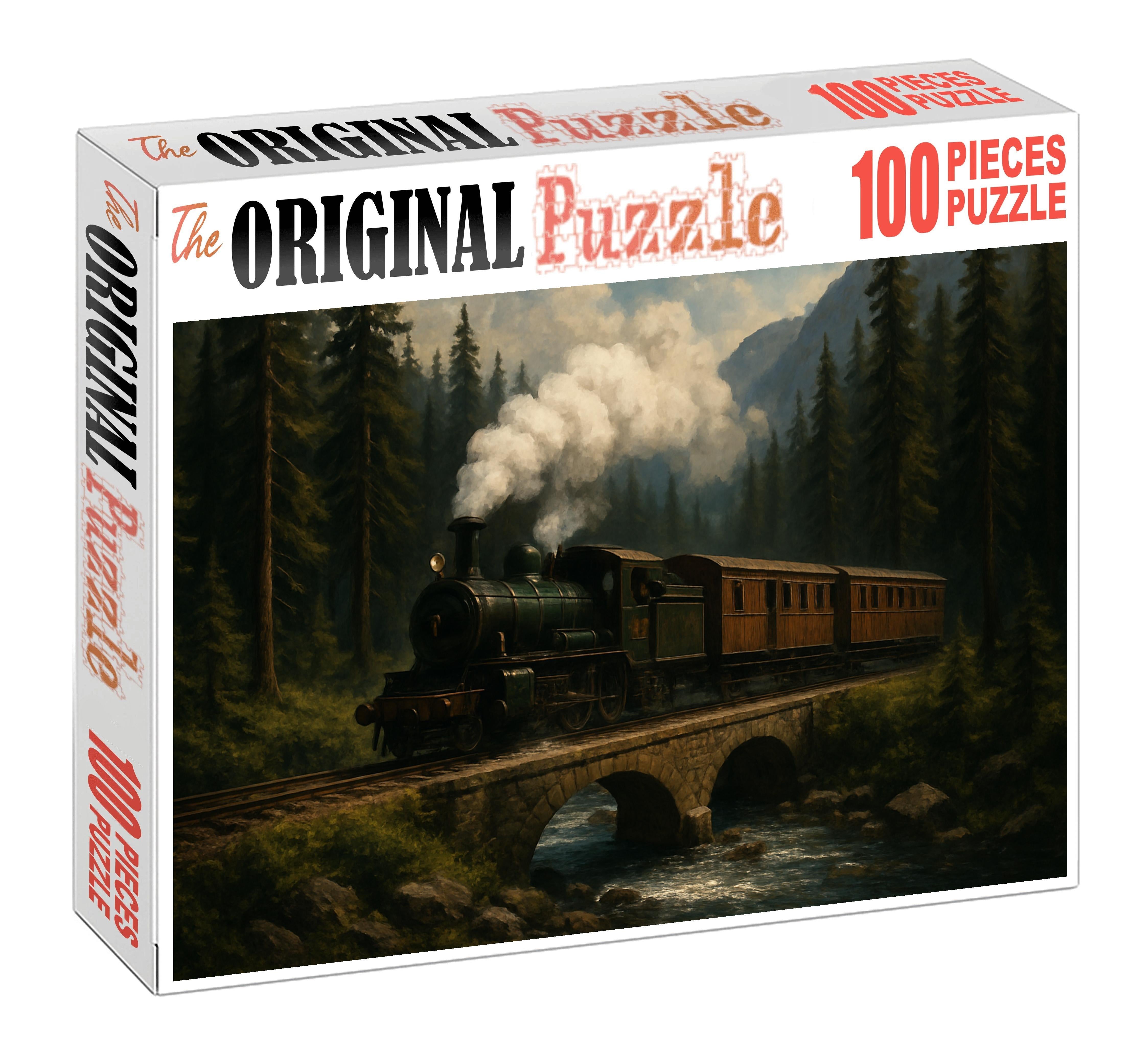 Rustic Valley Steam Rider 20 Piece Puzzle