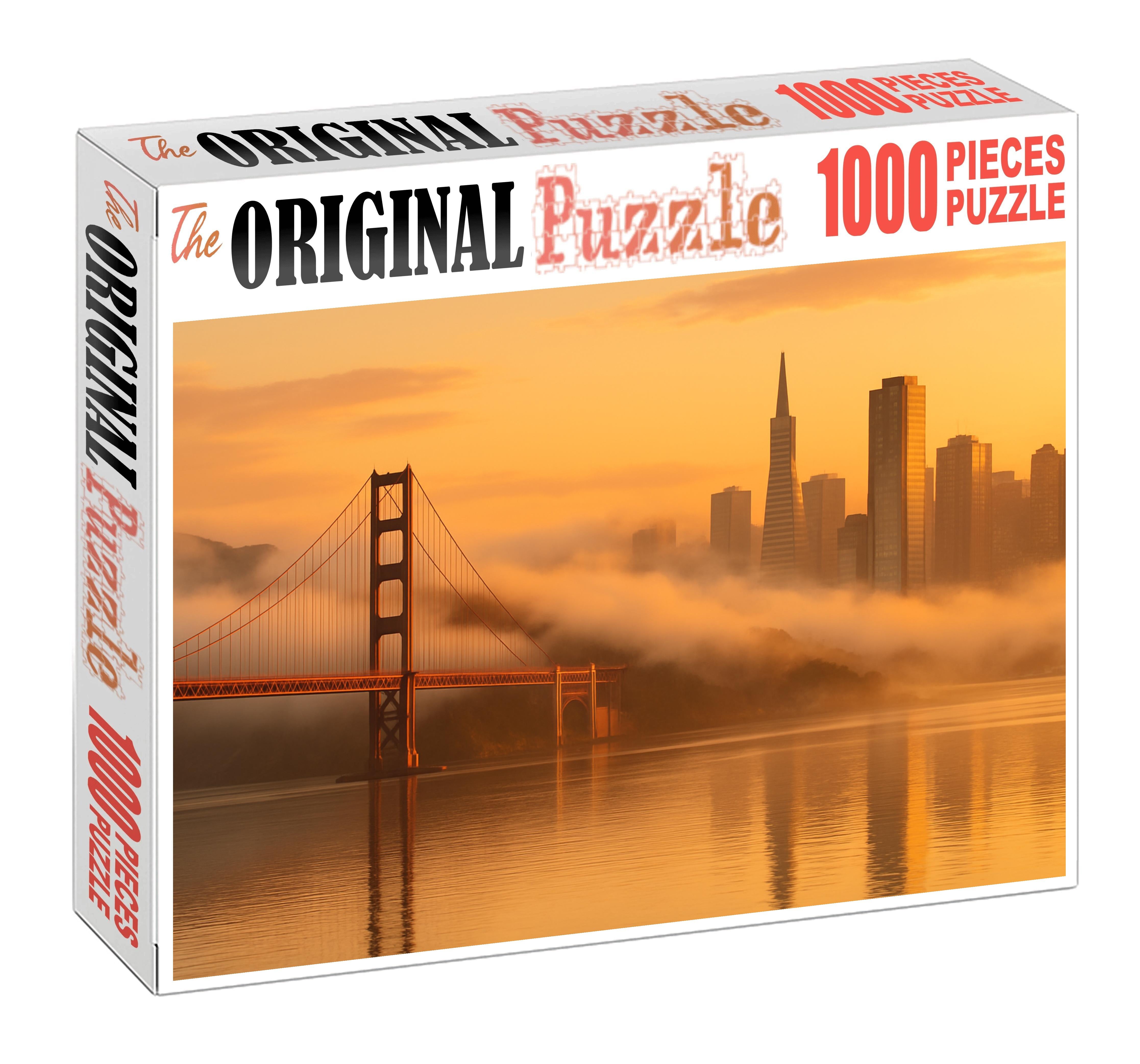 San Francisco Bay Skyline Known Globally For Its Harmonious Blend Of Nature And Urban Sprawl 200 Piece Puzzle