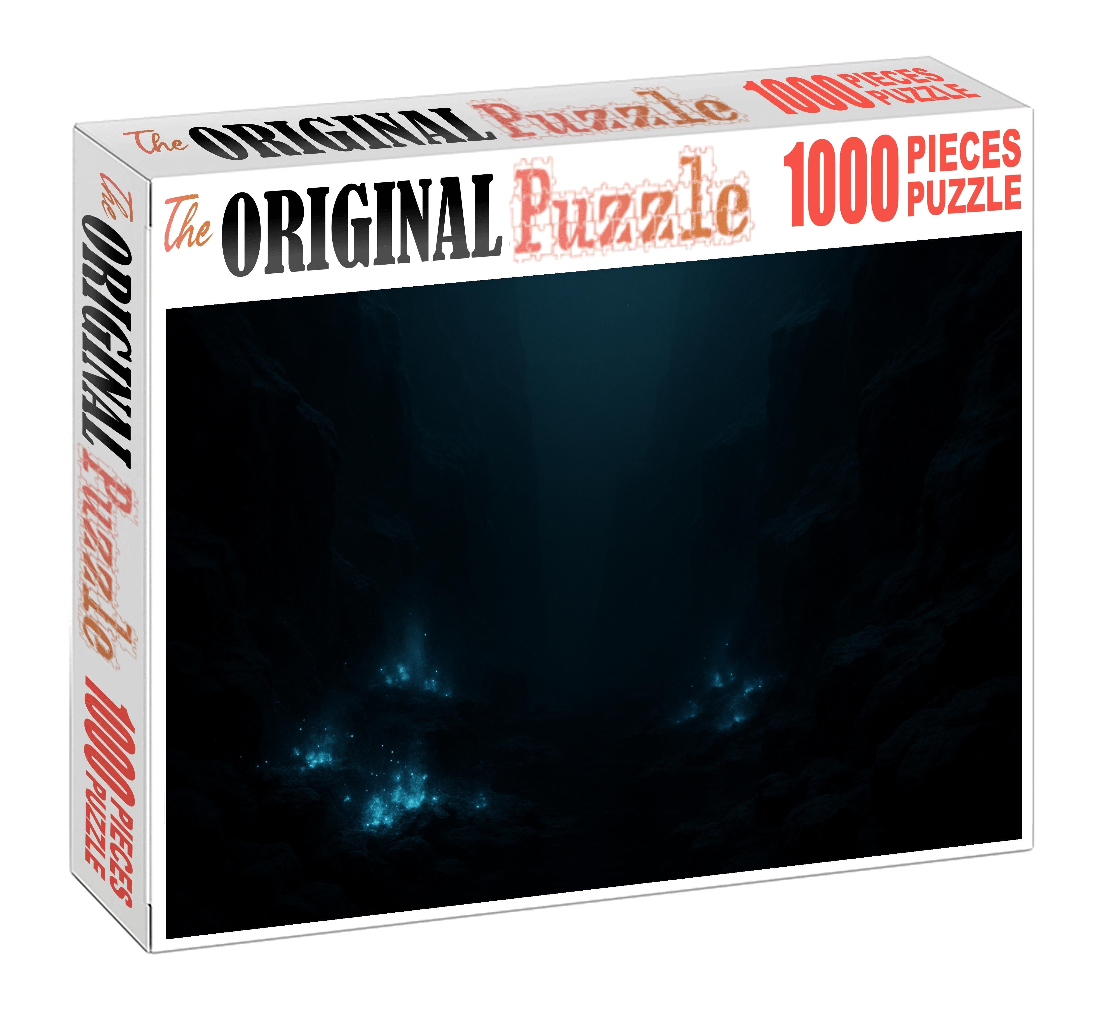 Silent Abyssal Chasm Custom Jigsaw Puzzle
