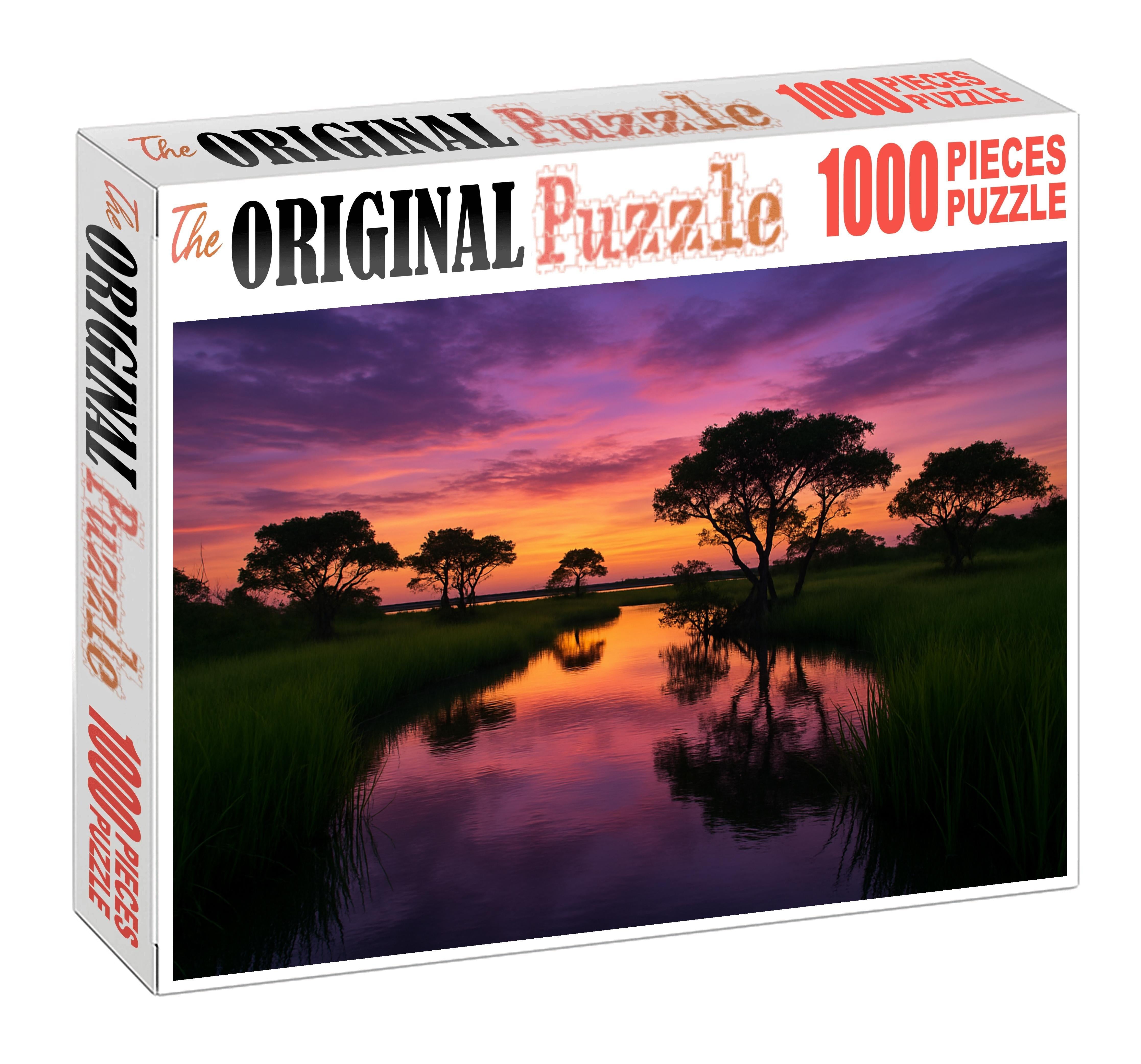 Twilight Coastal Marsh Easy Puzzles
