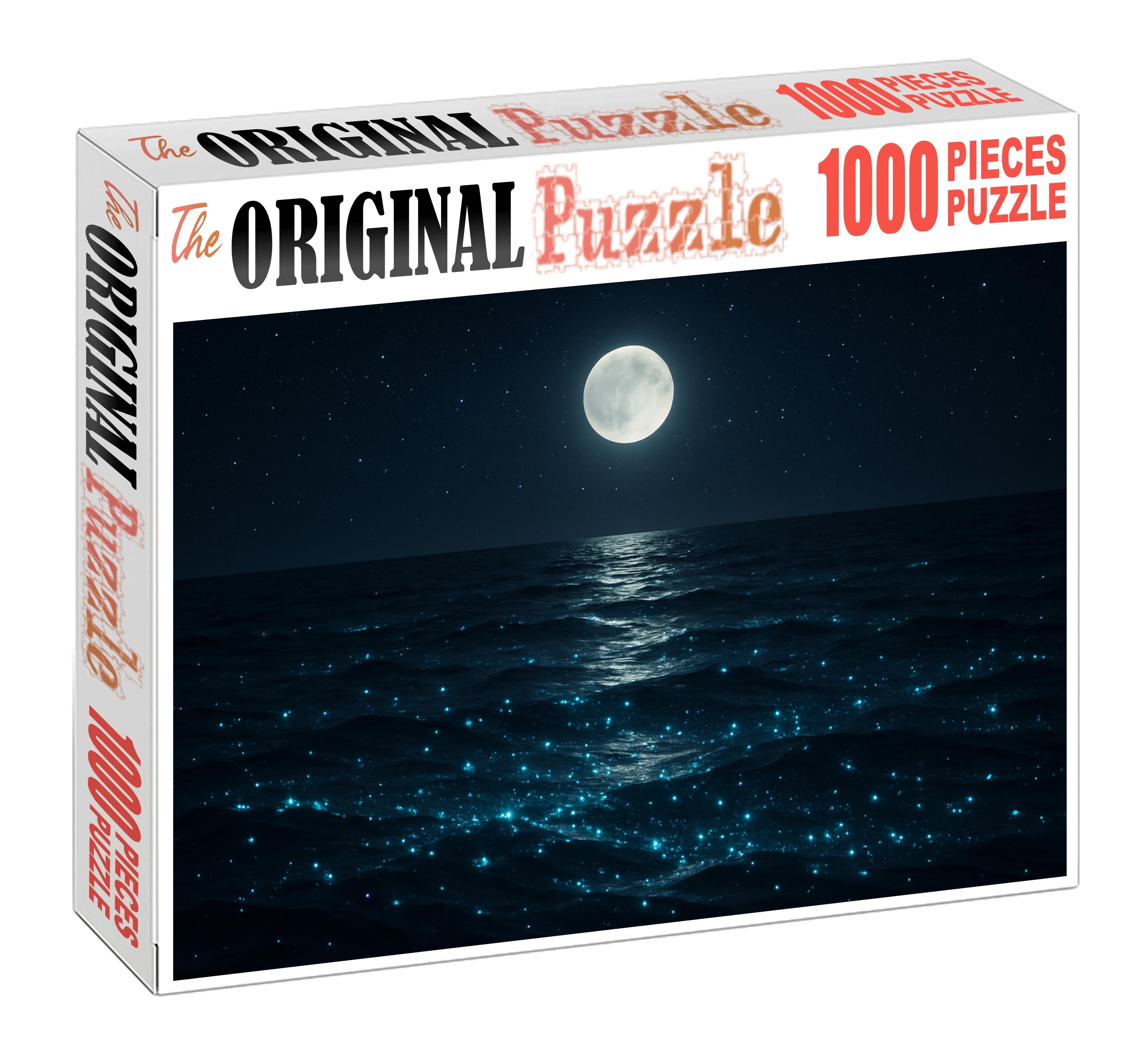 Moonlit Bioluminescent Drift 300 Piece Puzzle