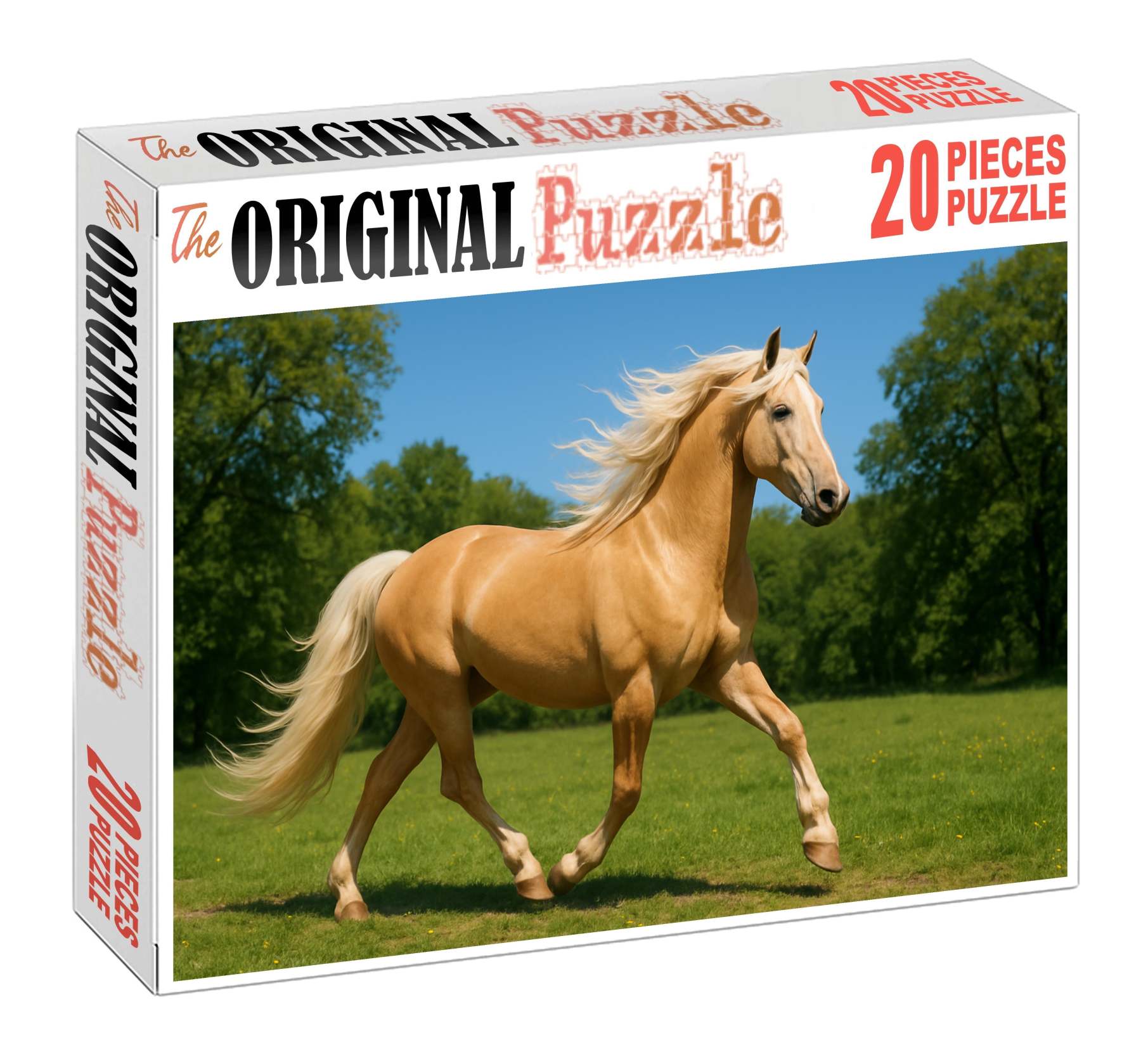 Silver Crest Gaiter Graceful Palomino With Smooth Trot 500 Piece Puzzle