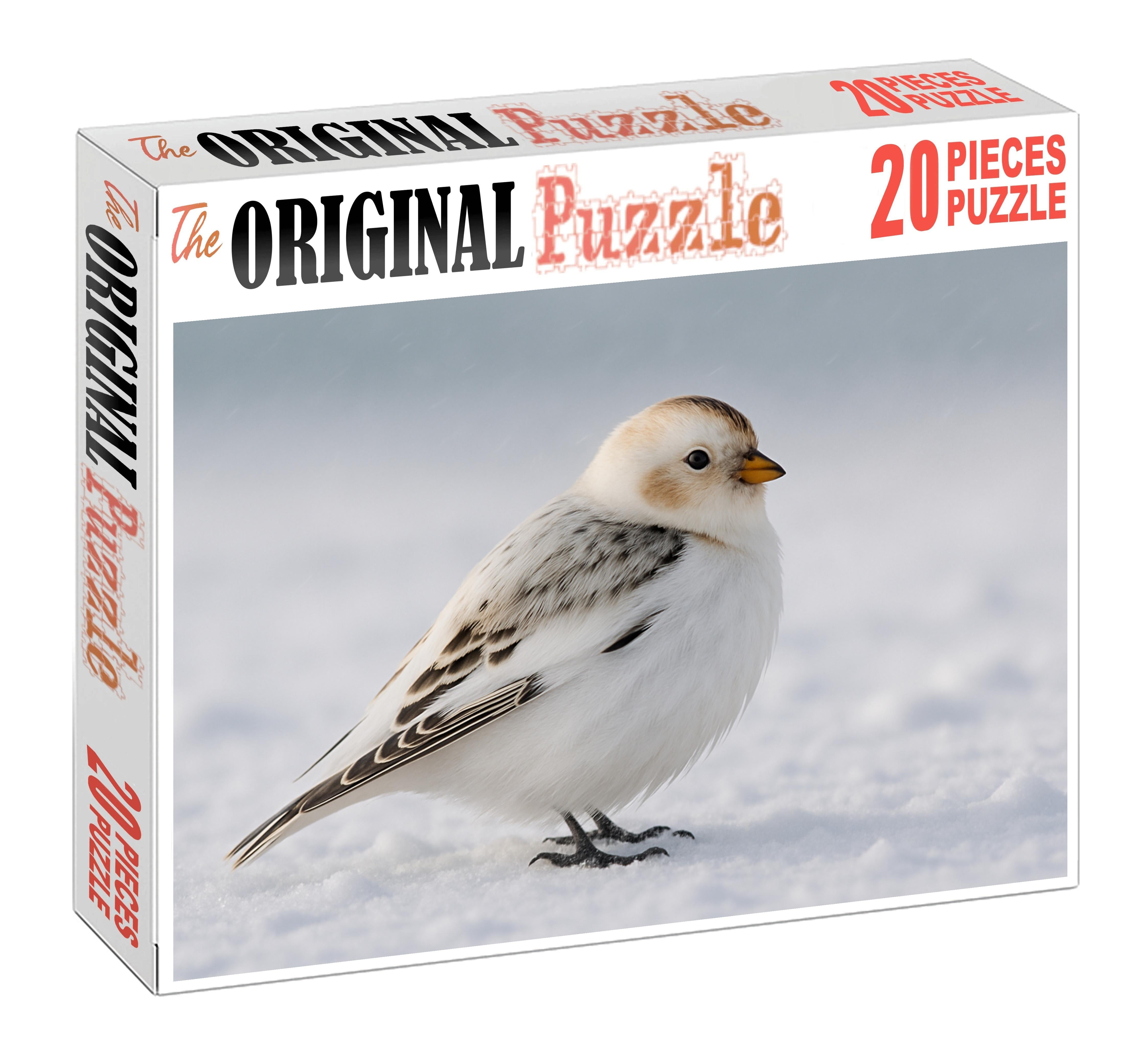Snow Bunting Arctic's Hardy Winter Wanderer Puzzle For Kids