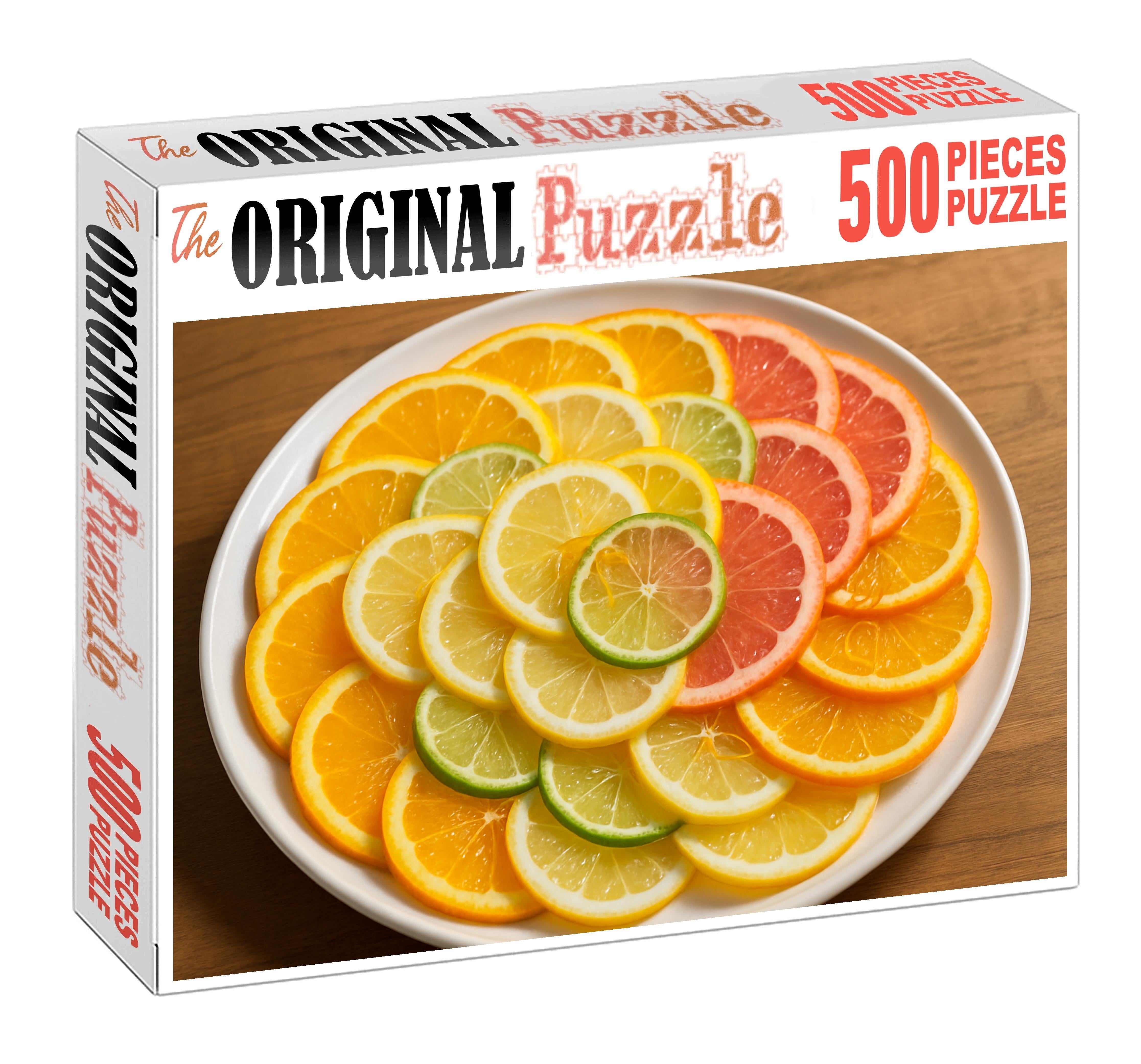 Morning Citrus Spiral Puzzle Challenge