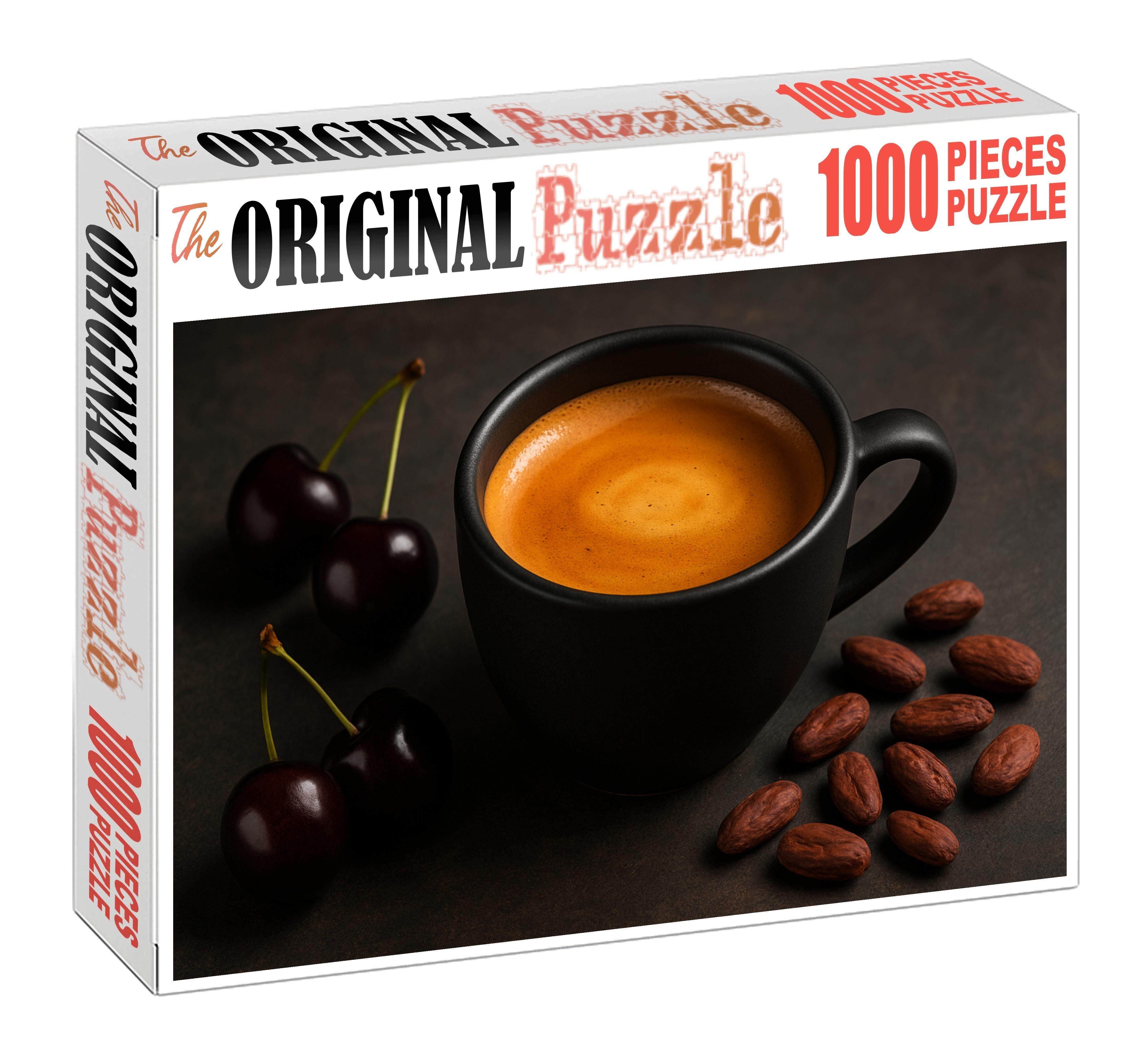 Moonlit Velvet Deep Espresso Blend With Dark Cherry And Cocoa Notes 50 Piece Puzzle