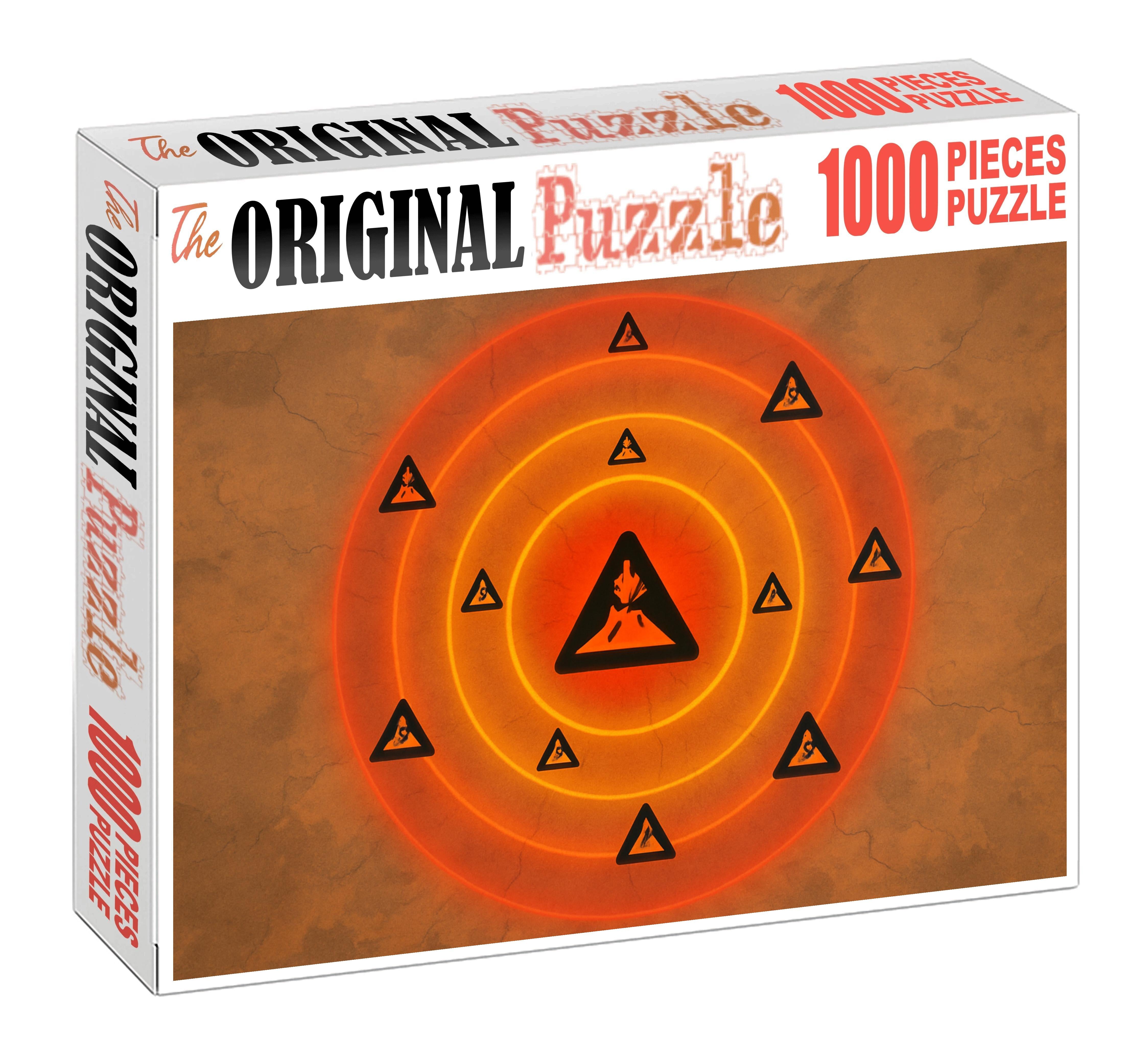 Volcanic Activity Risk Zone Map 300 Piece Puzzle