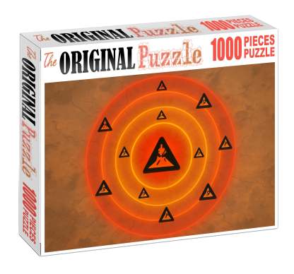 Volcanic Activity Risk Zone Map 300 Piece Puzzle