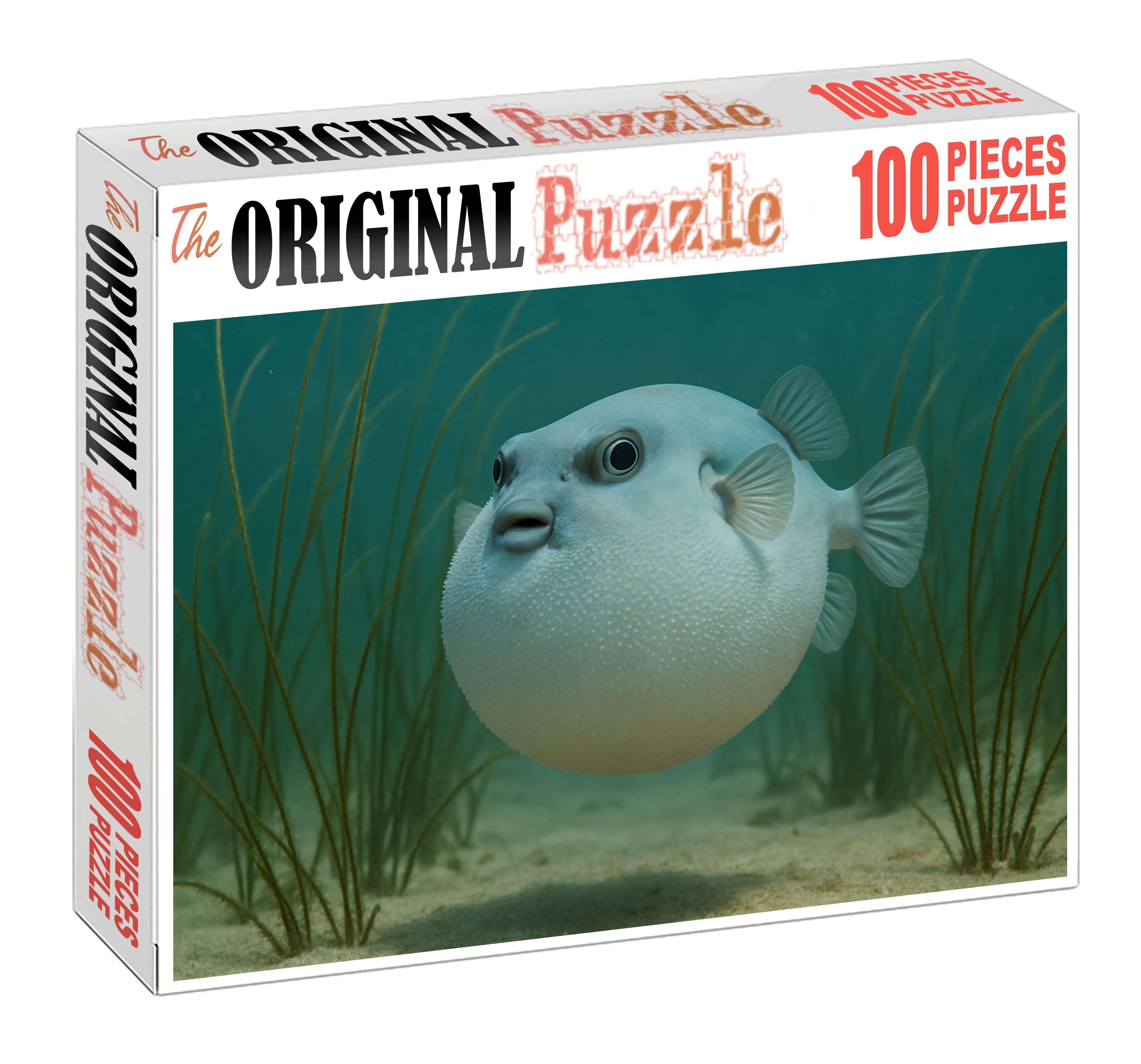 Glacier Puff Fish Rounded Puffer With Icy Tint 200 Piece Puzzle