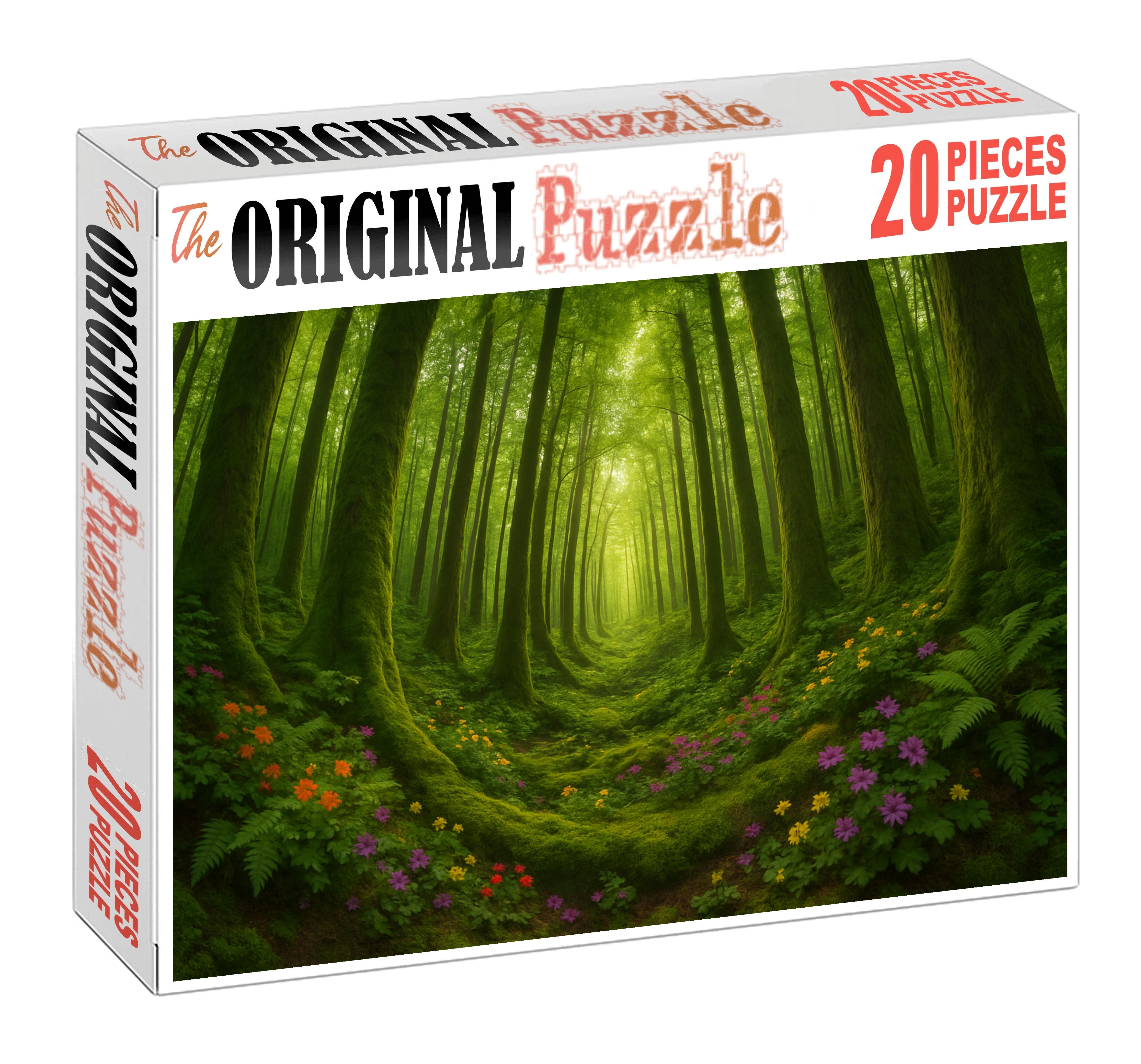 Emerald Spiral Grove 100 Piece Puzzle