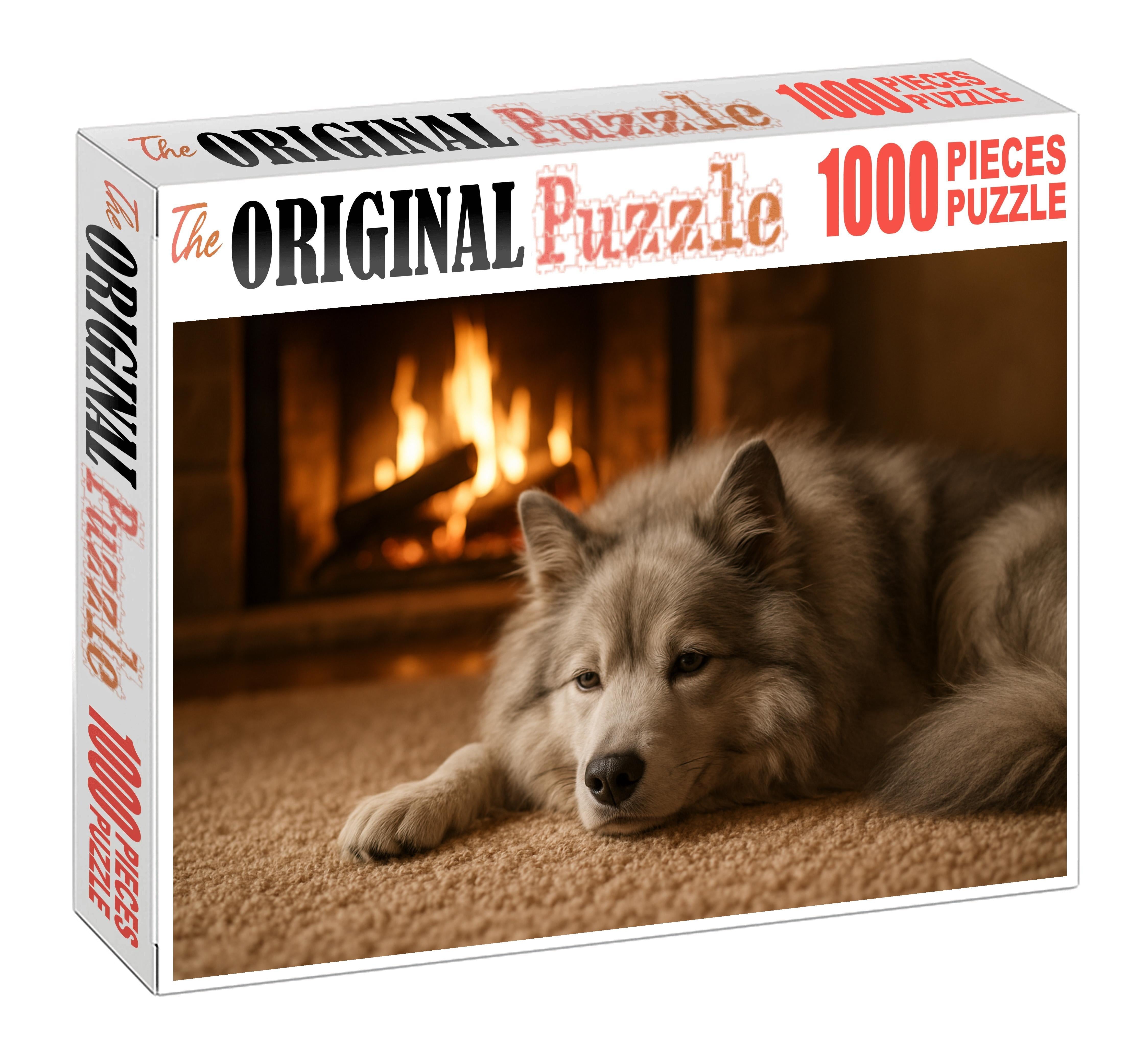 Cloud Veil Fluffy Pale Silver Companion With Soft Gaze 200 Piece Puzzle