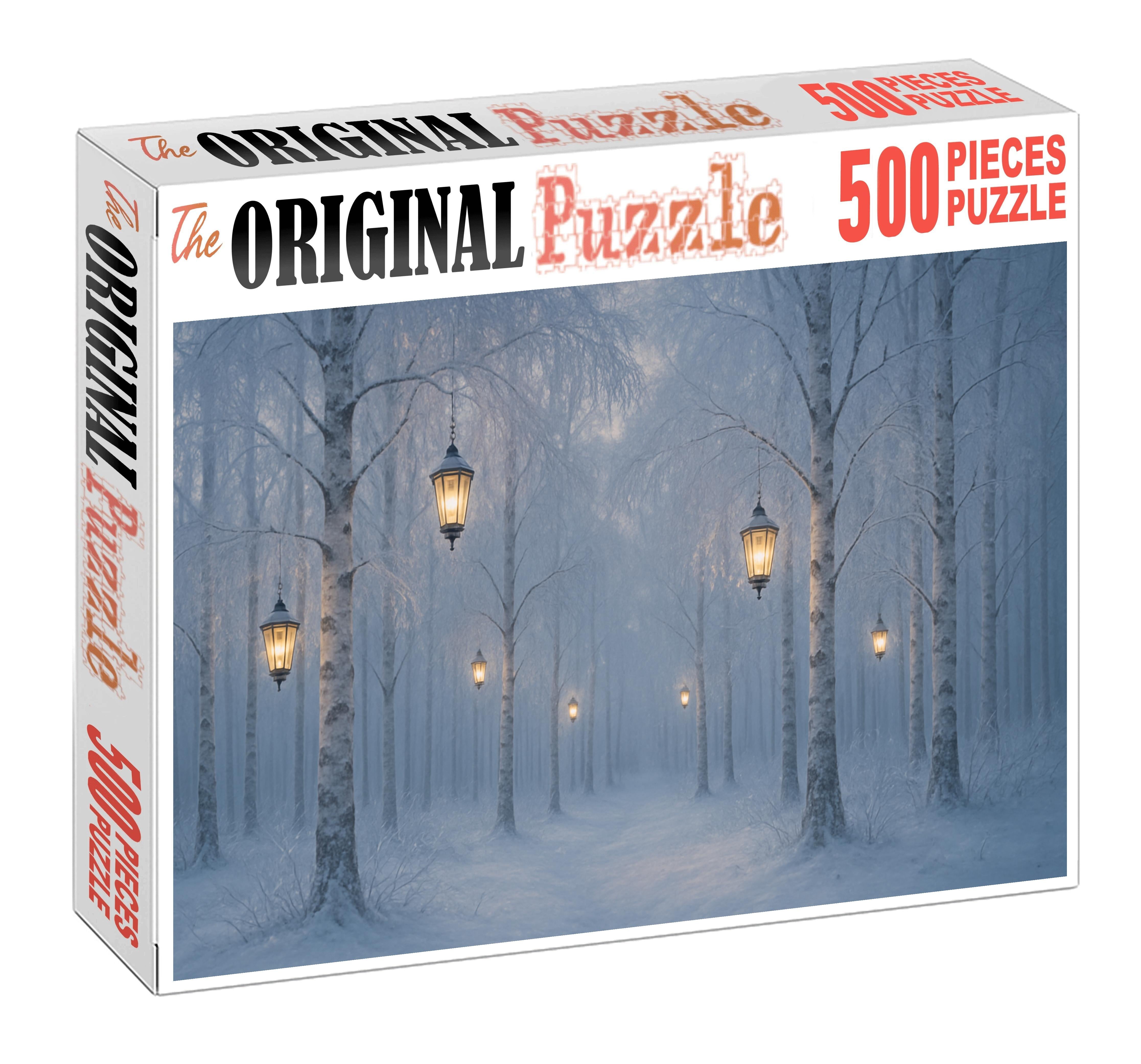 Silver Frost Forest Glimmer Puzzle Collection