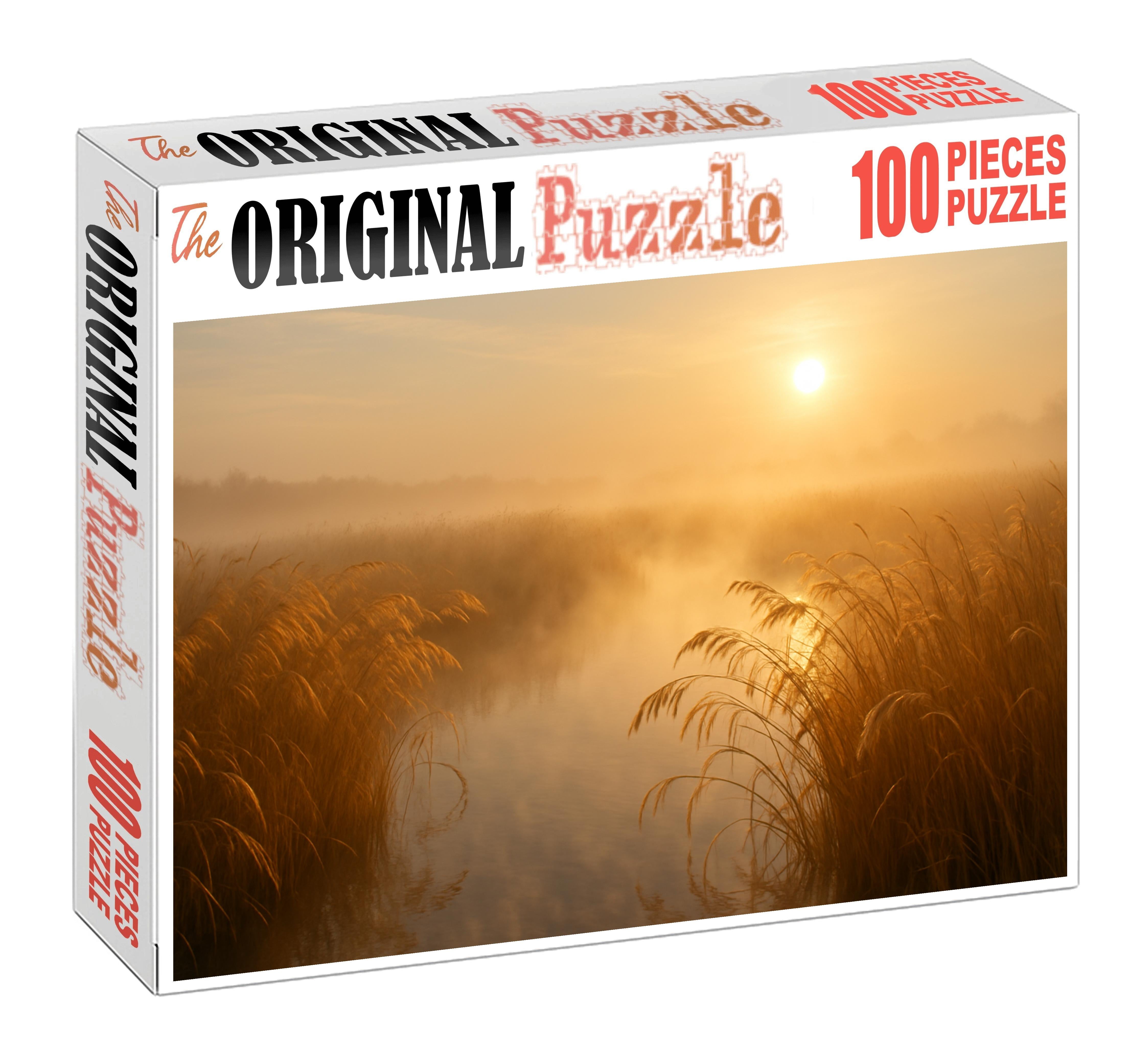 Golden Reed Marshland Large Format Puzzle