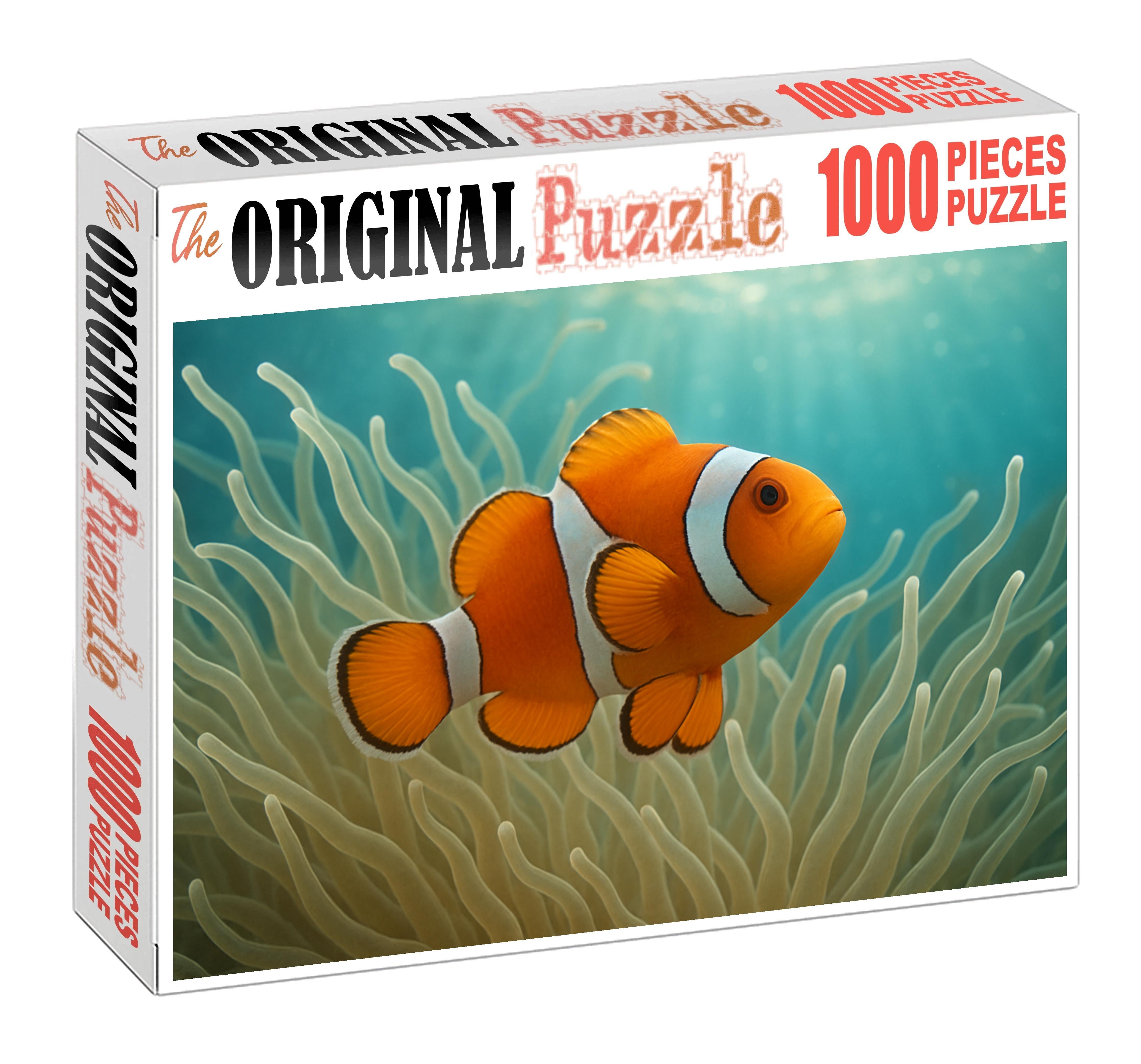 Crystal Anemonefish Small Brightly Colored Fish With Sharp White Bands Easy Puzzles