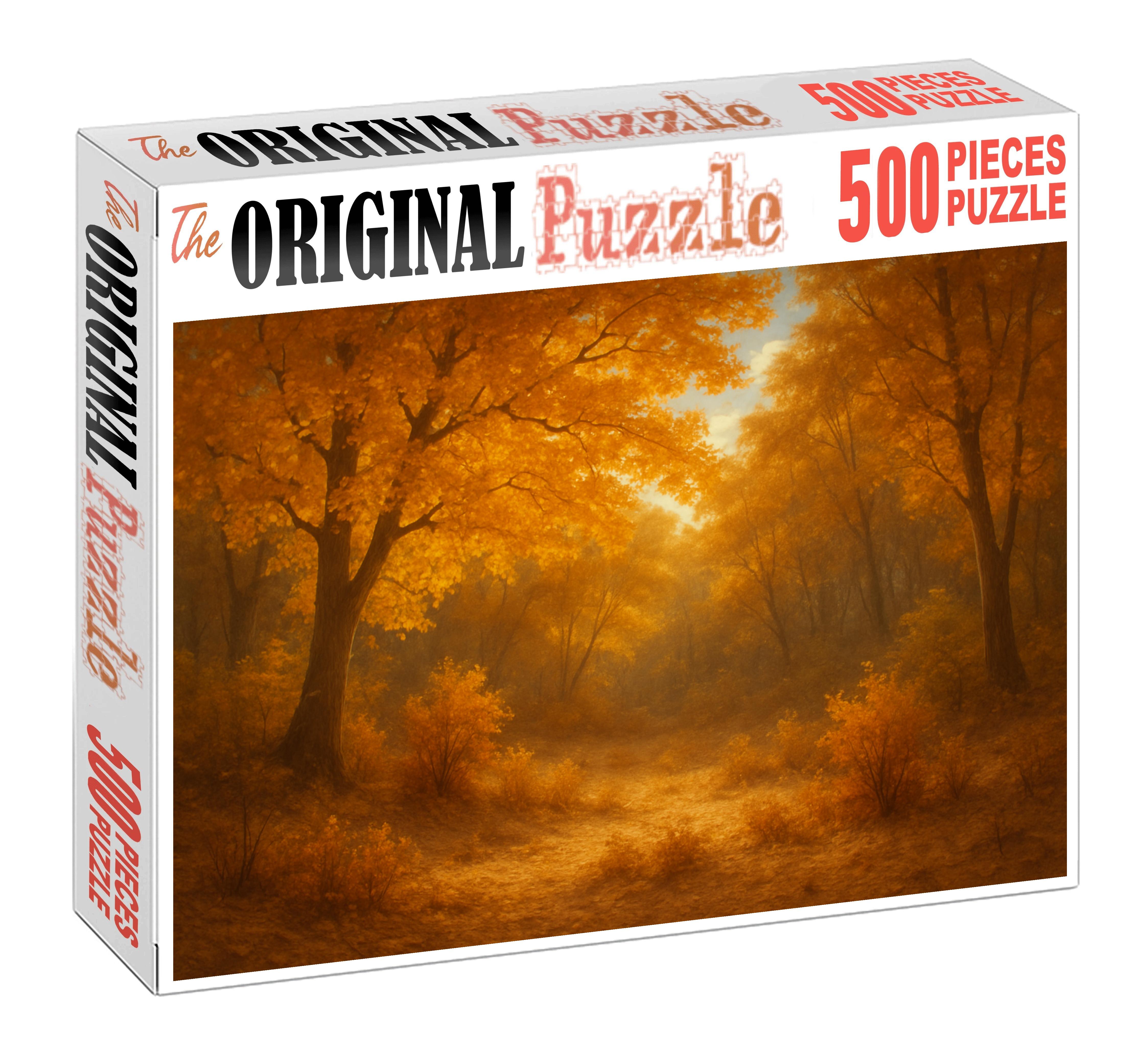 Amber Autumn Dell Large Format Puzzle