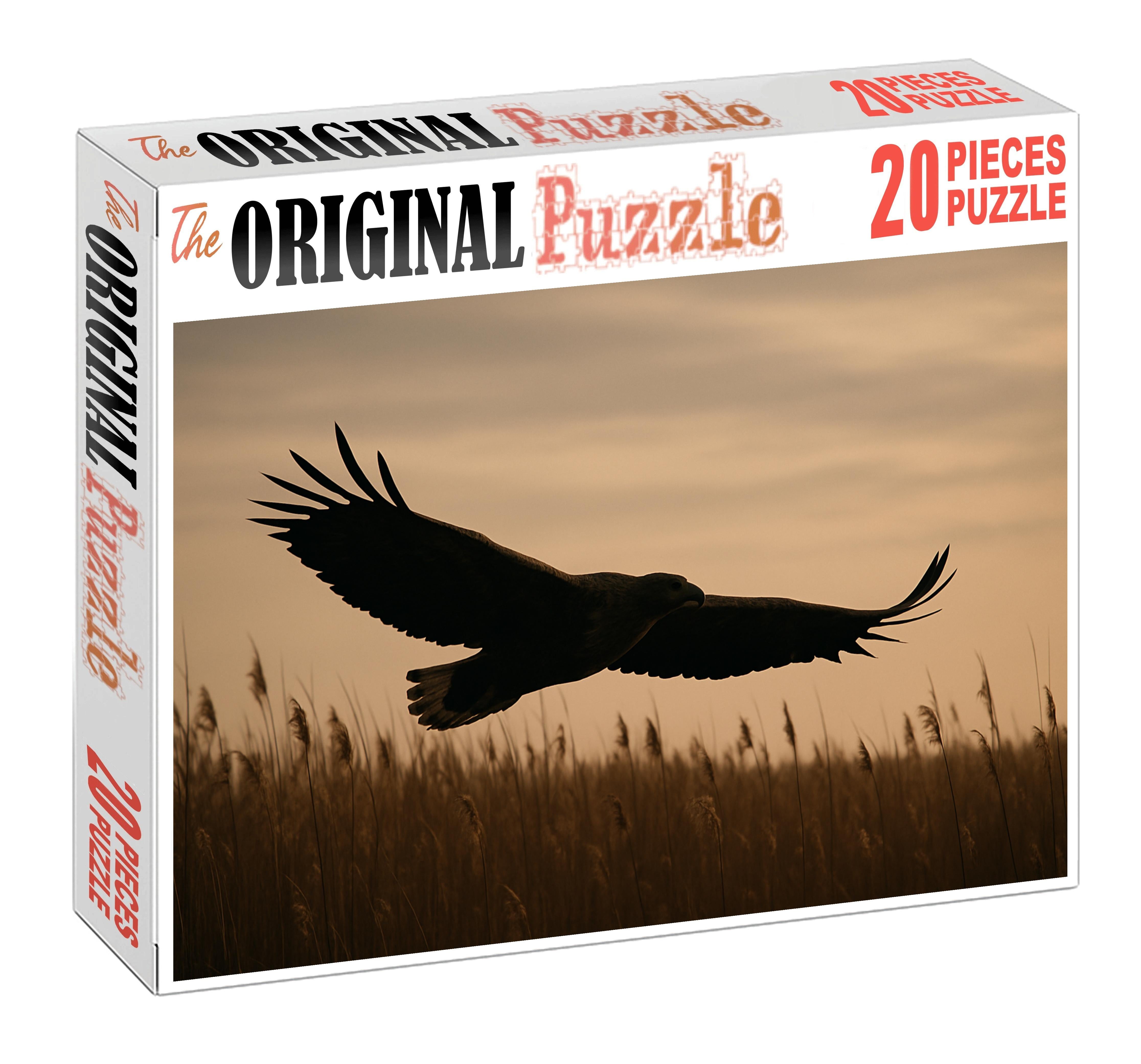Marsh Harrier Master Of Wetland Skies Custom Jigsaw Puzzle