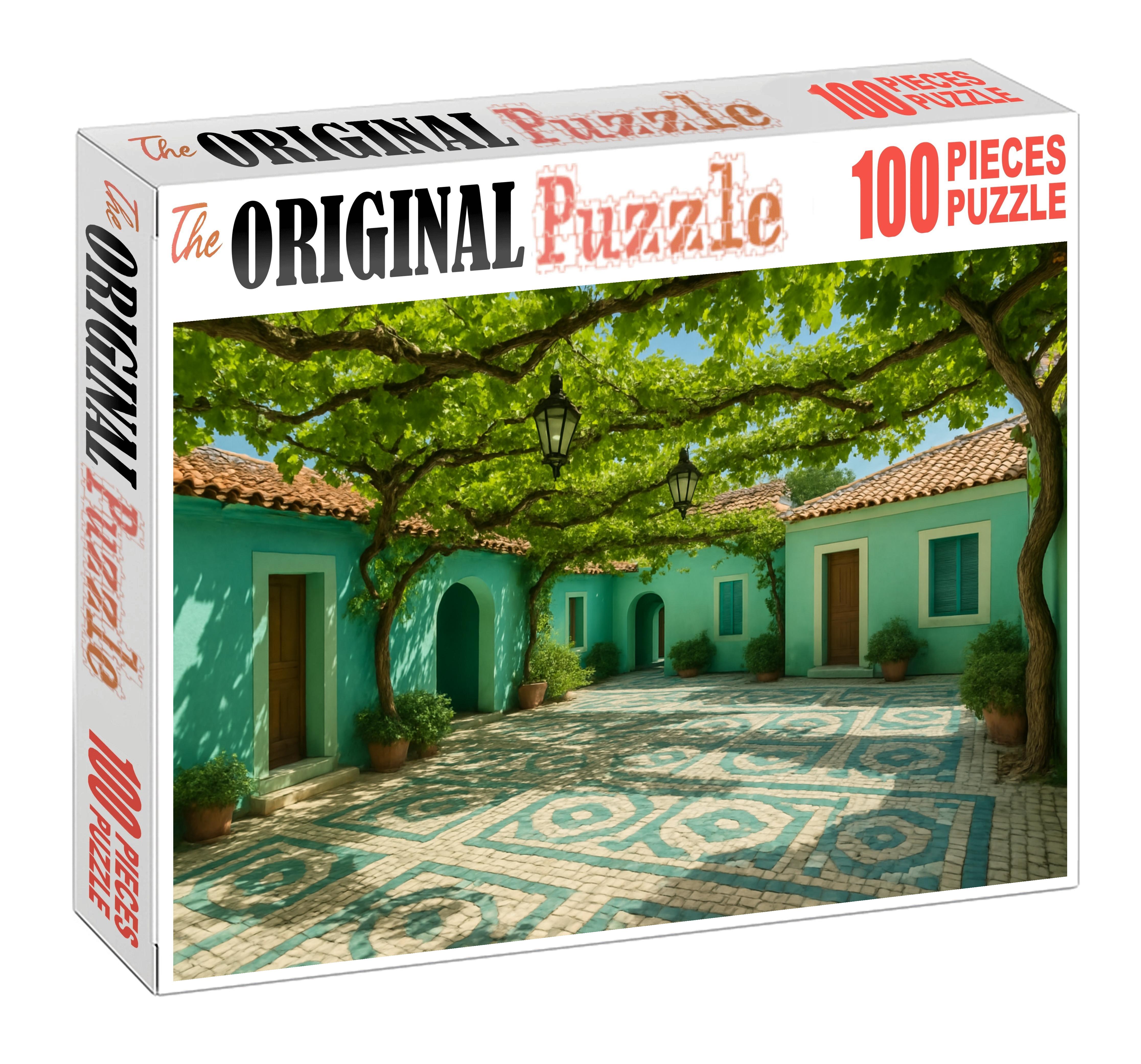Turquoise Courtyard 300 Piece Puzzle