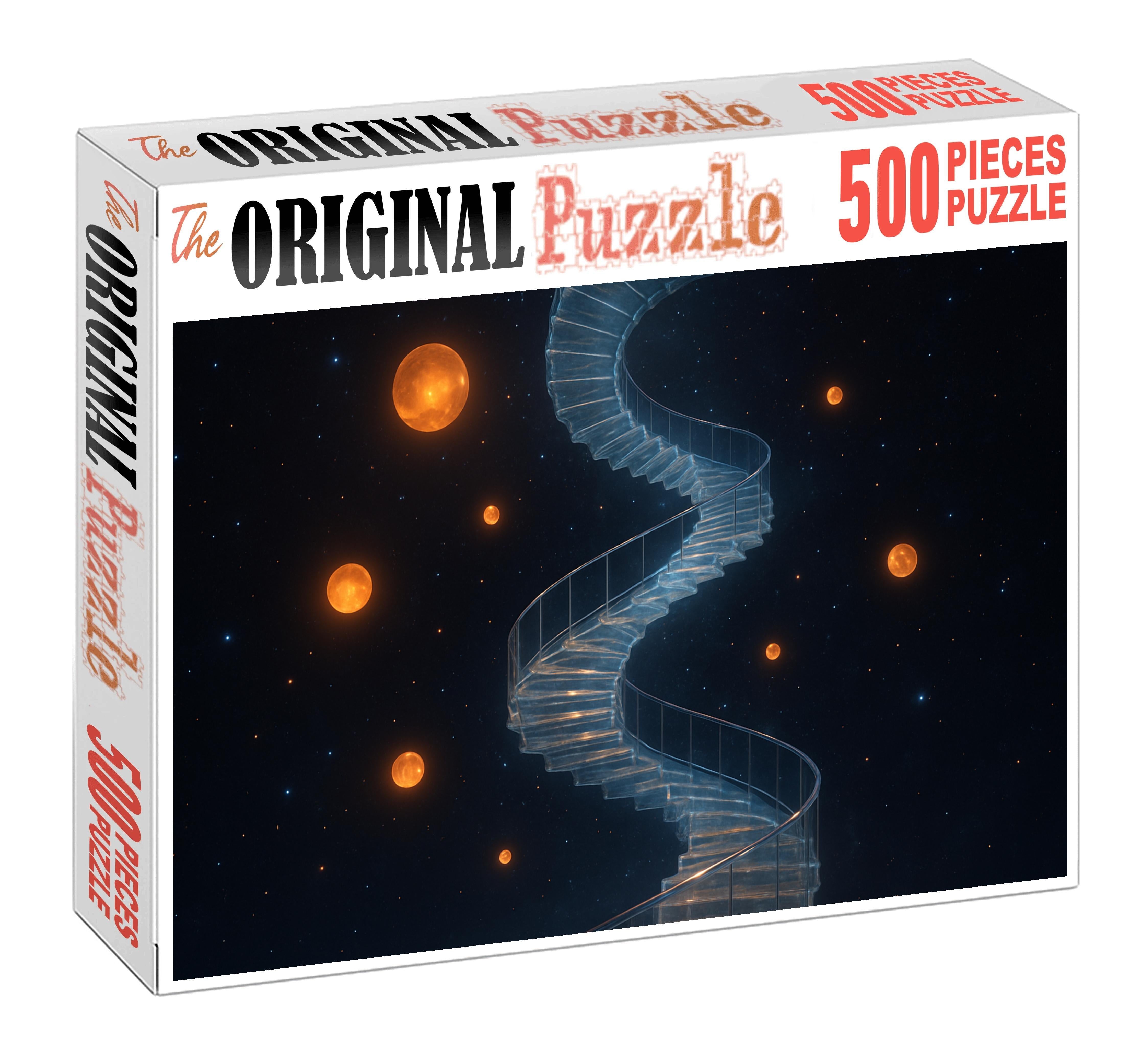 The Spiral Staircase Of Vanishing Echoes 300 Piece Puzzle