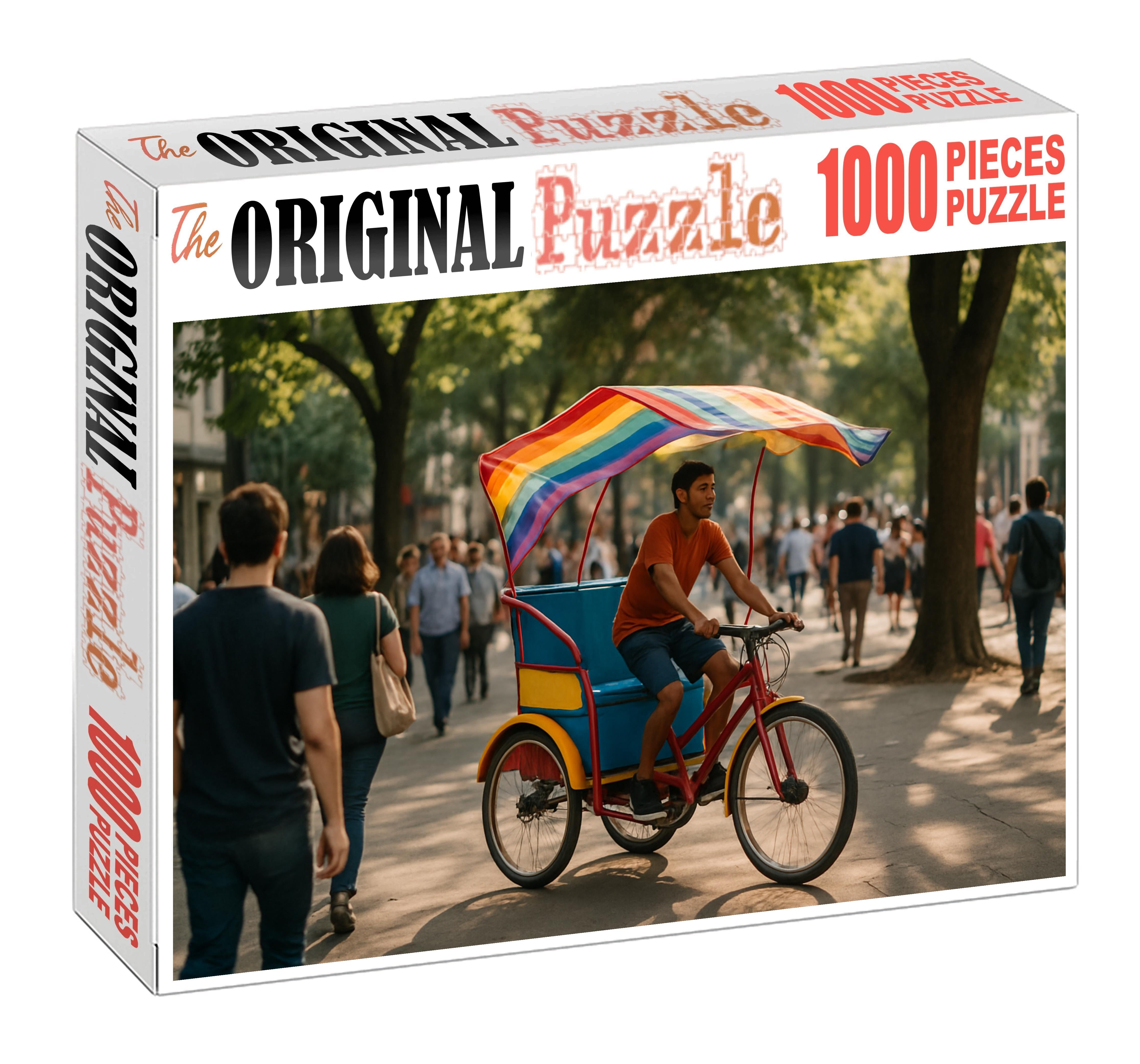 Autonomous Electric Pedicab 1000 Piece Puzzle