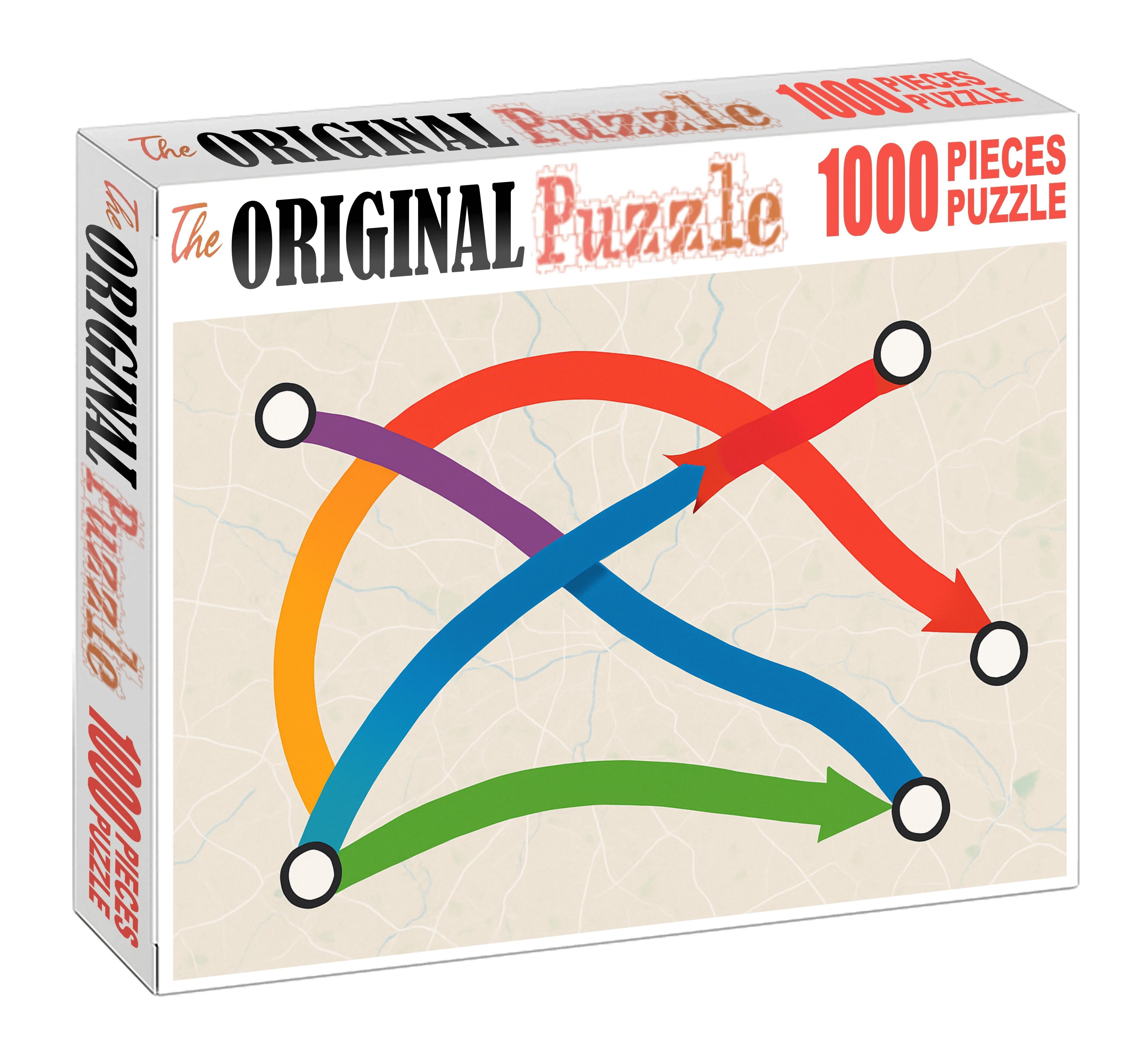 Linear Infrastructure Flow Map 300 Piece Puzzle