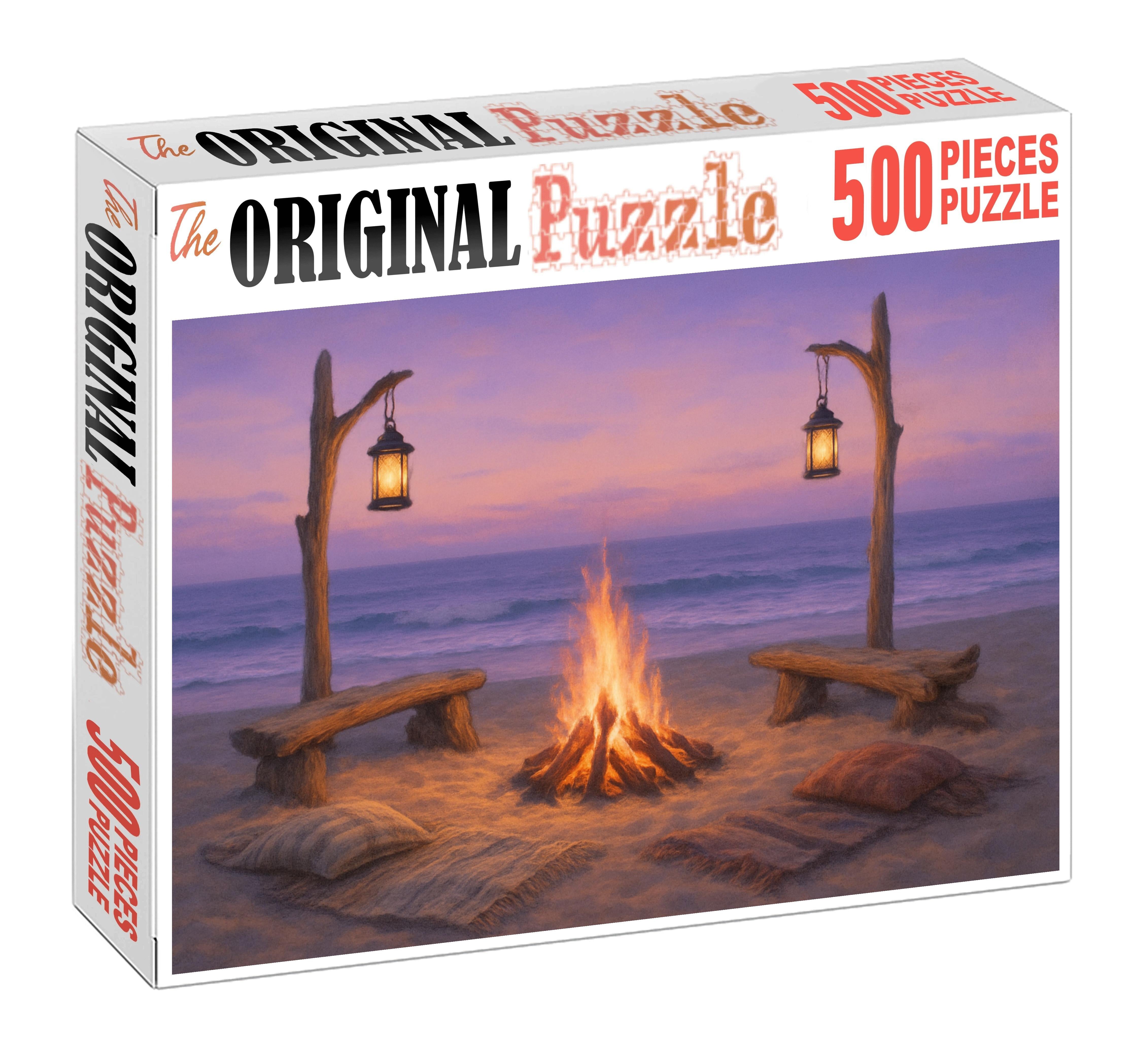 Seaside Bonfire Evening Puzzle Collection