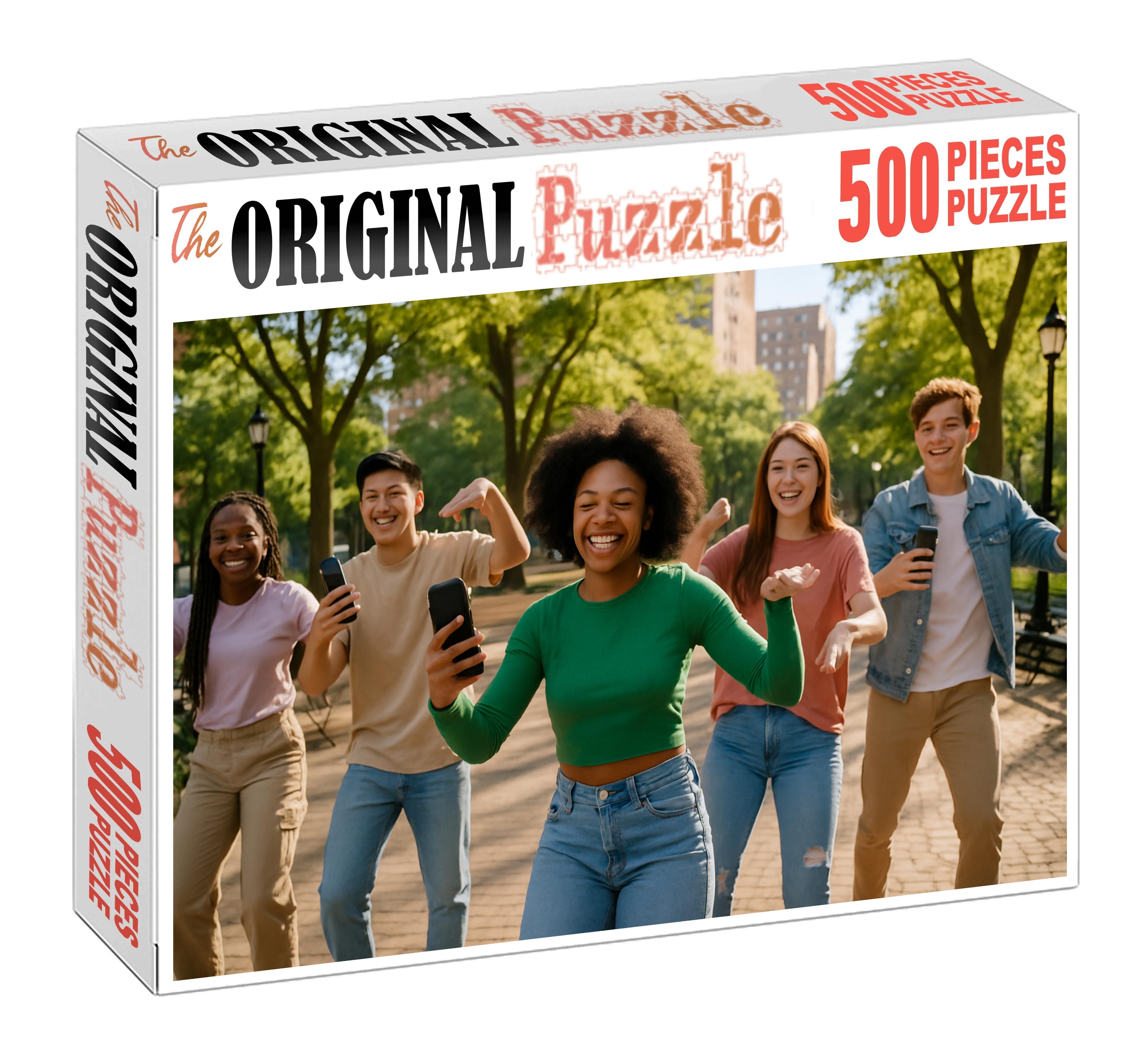 Viral Dance Craze Phenomenon Social Media Movements With Signature Moves Puzzle Challenge