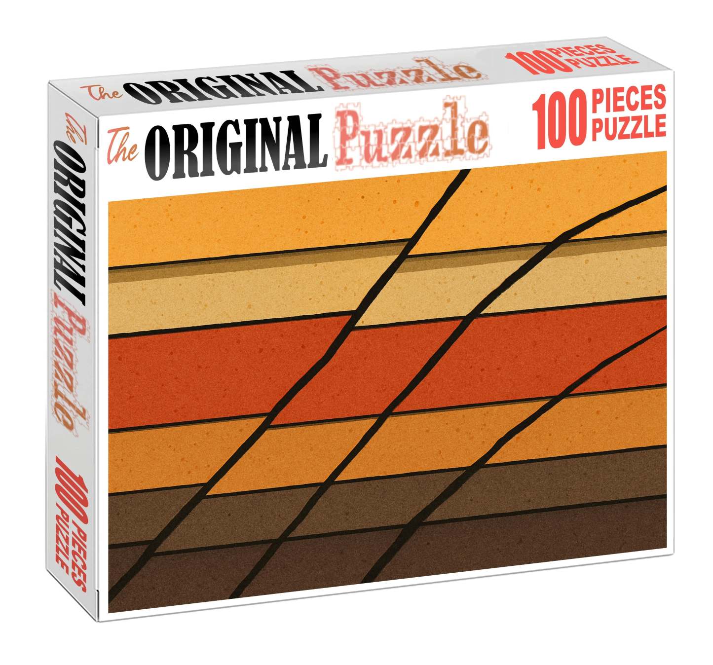 Layered Geological Section Model Premium Puzzle Pieces