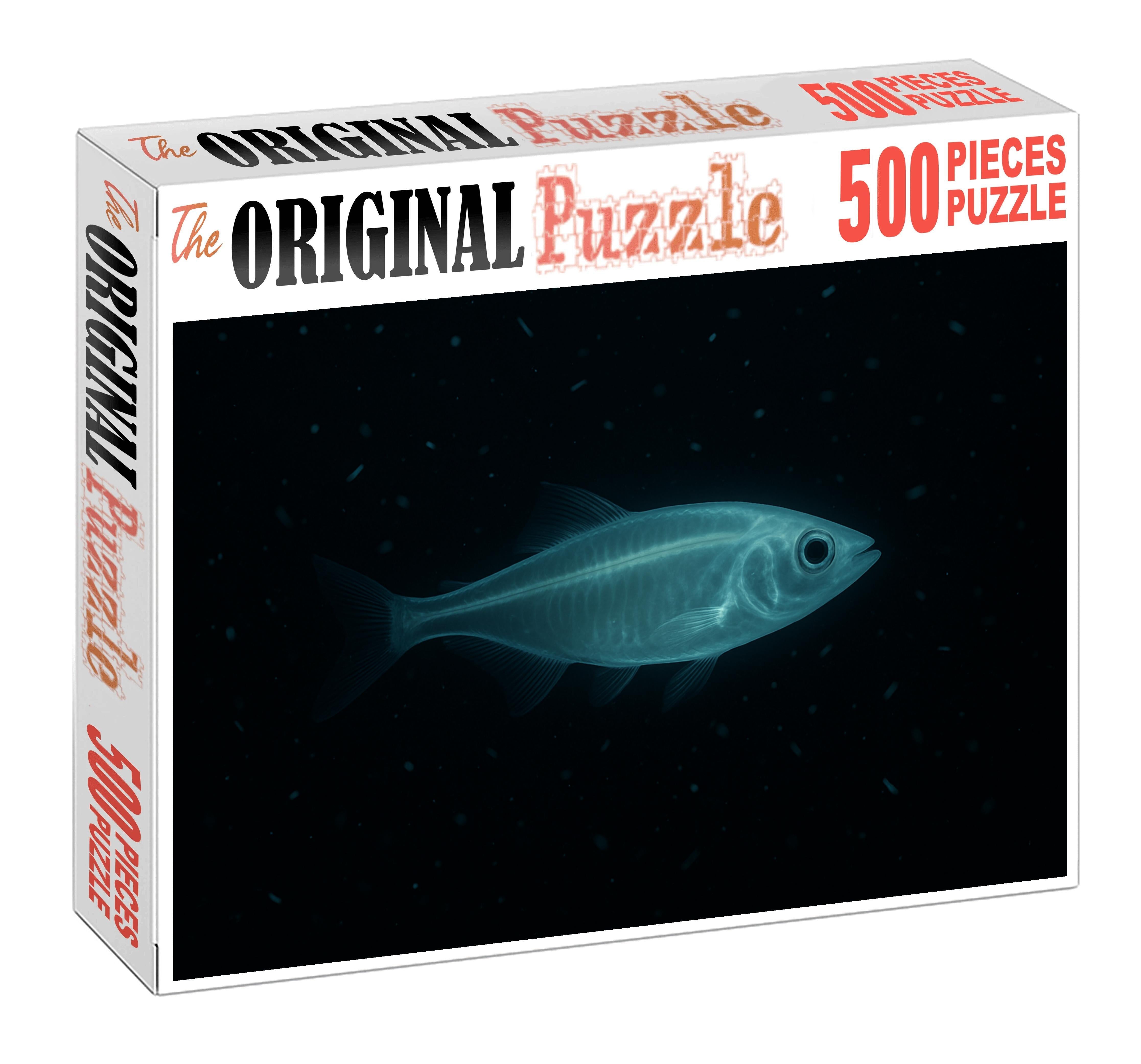 Celestial Glassfish Translucent Drifter With Radiant Glow Mini Puzzle
