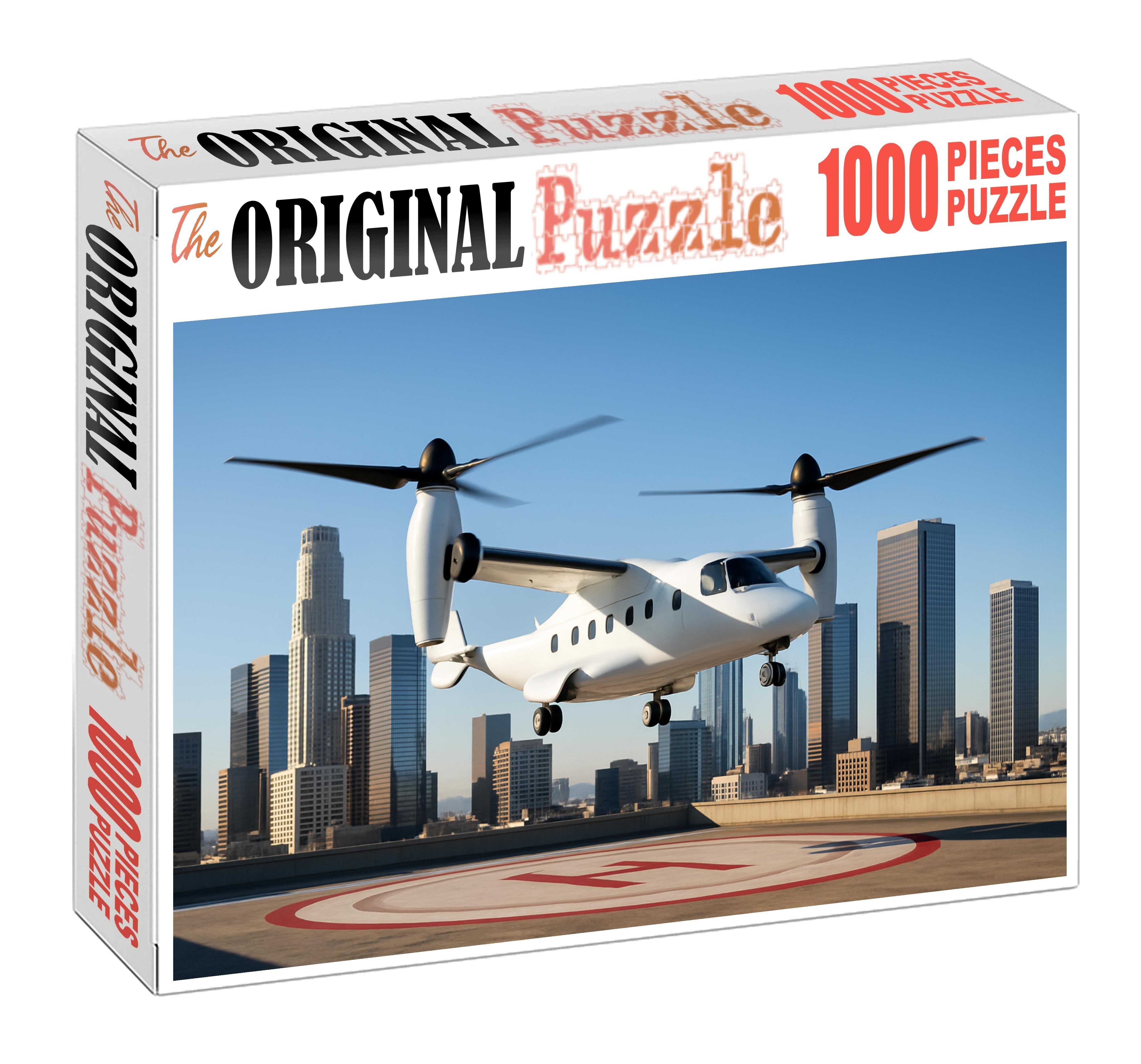 Electric Tiltrotor Commuter Aircraft 1000 Piece Puzzle
