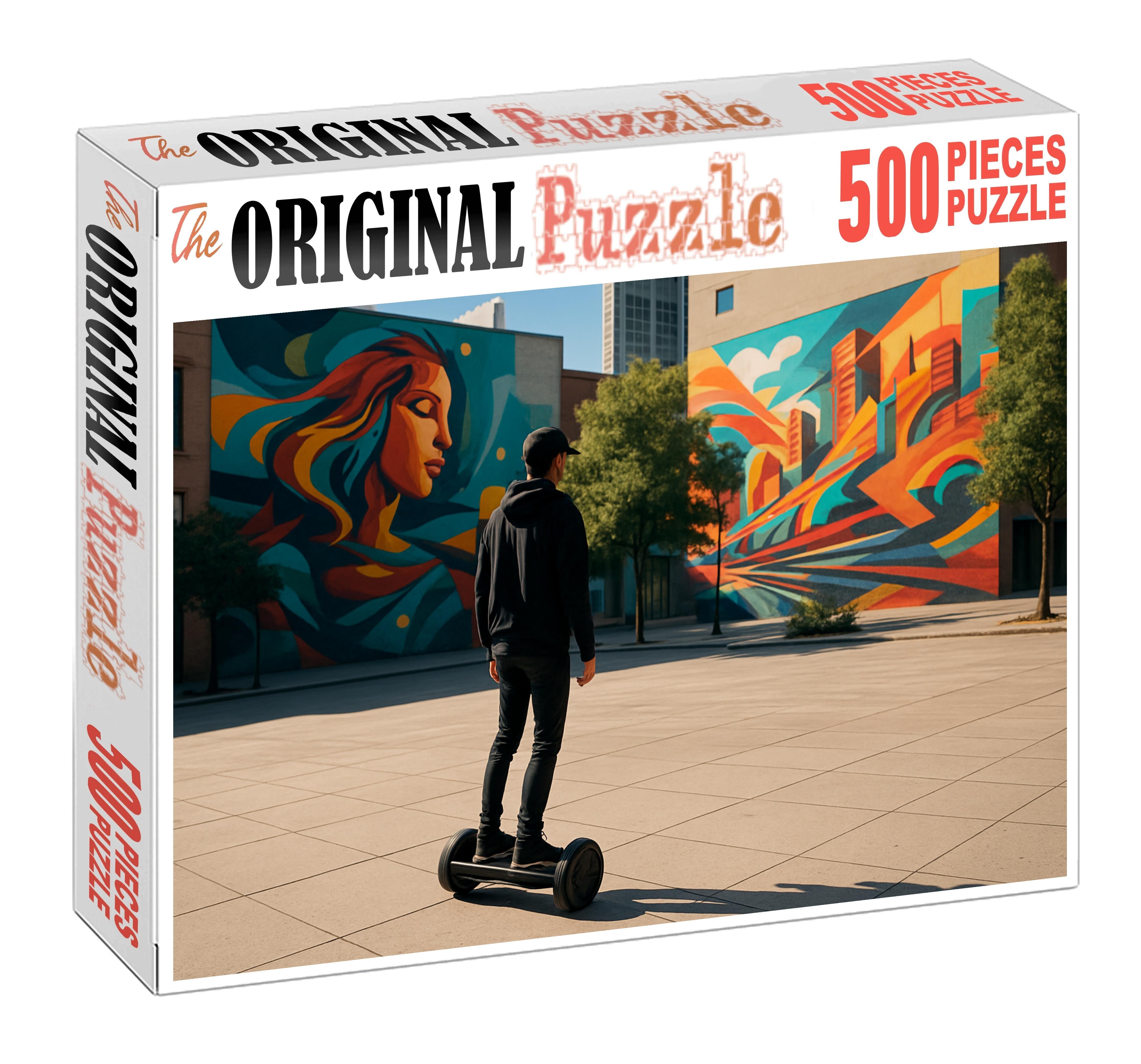 Electric Hoverboard Commuter 500 Piece Puzzle