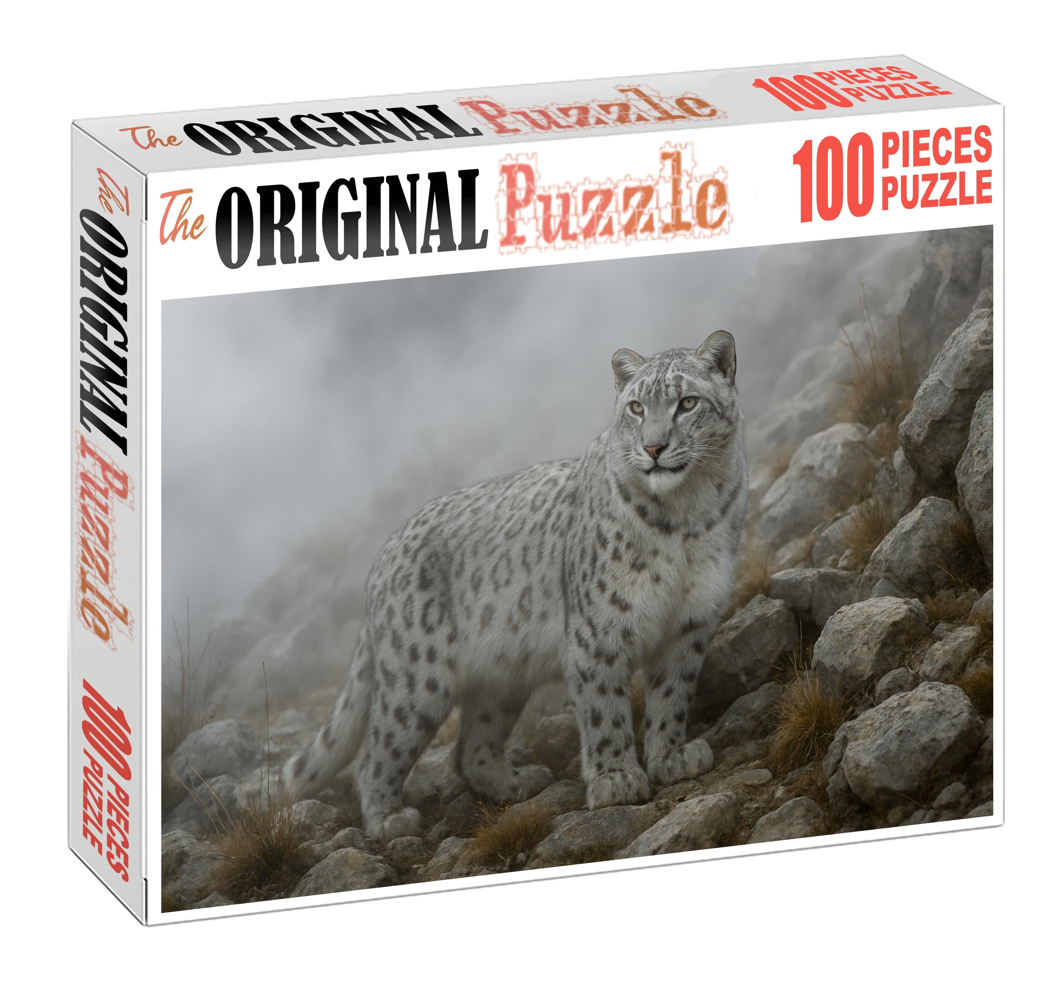 Silverback Mirage Ghostly Mountain Herbivore With Camouflaged Fur Mini Puzzle