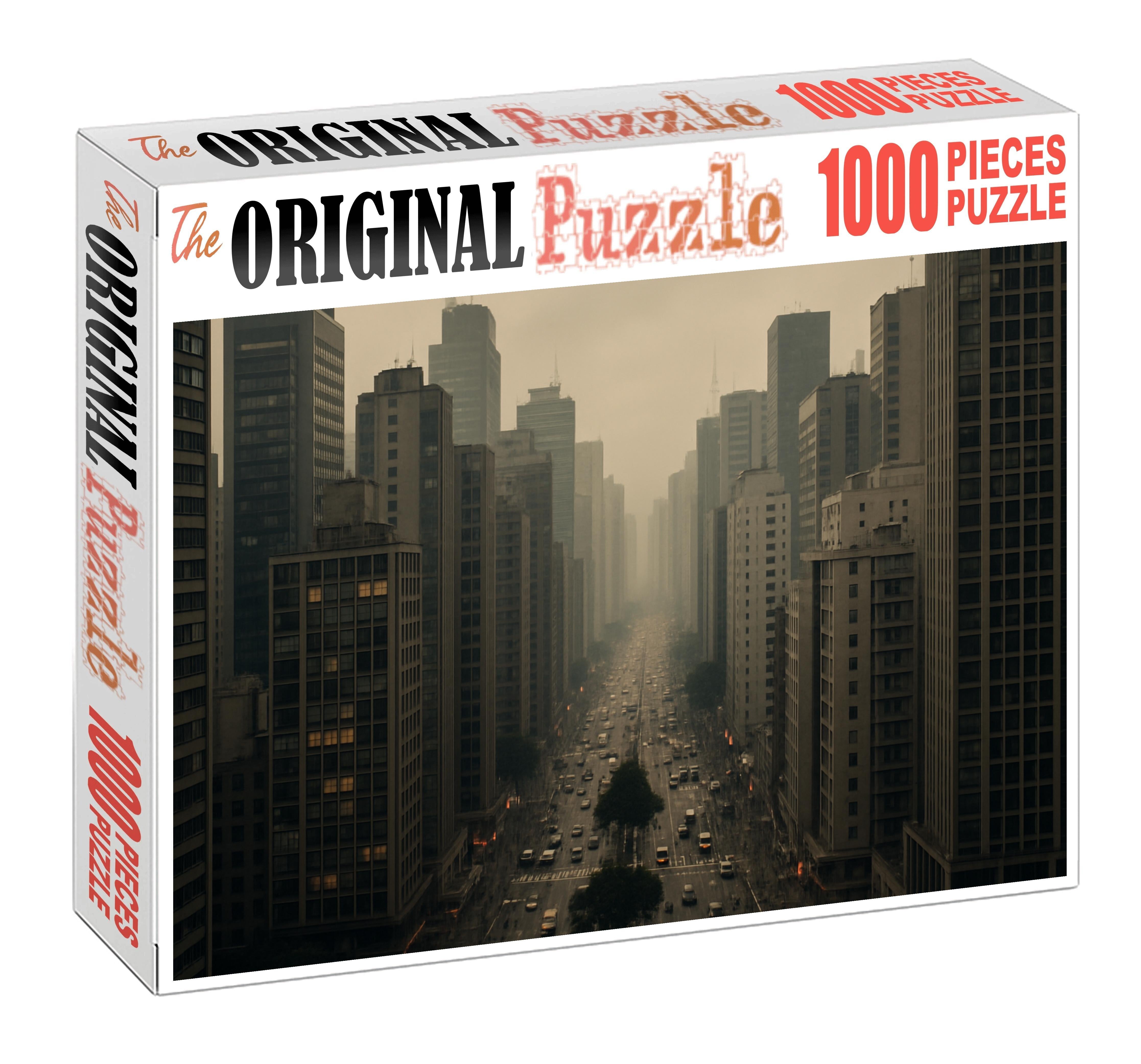 So Paulo Paulista Avenue Skyline Brazils Vibrant Financial Corridor Skyline Puzzle For Kids