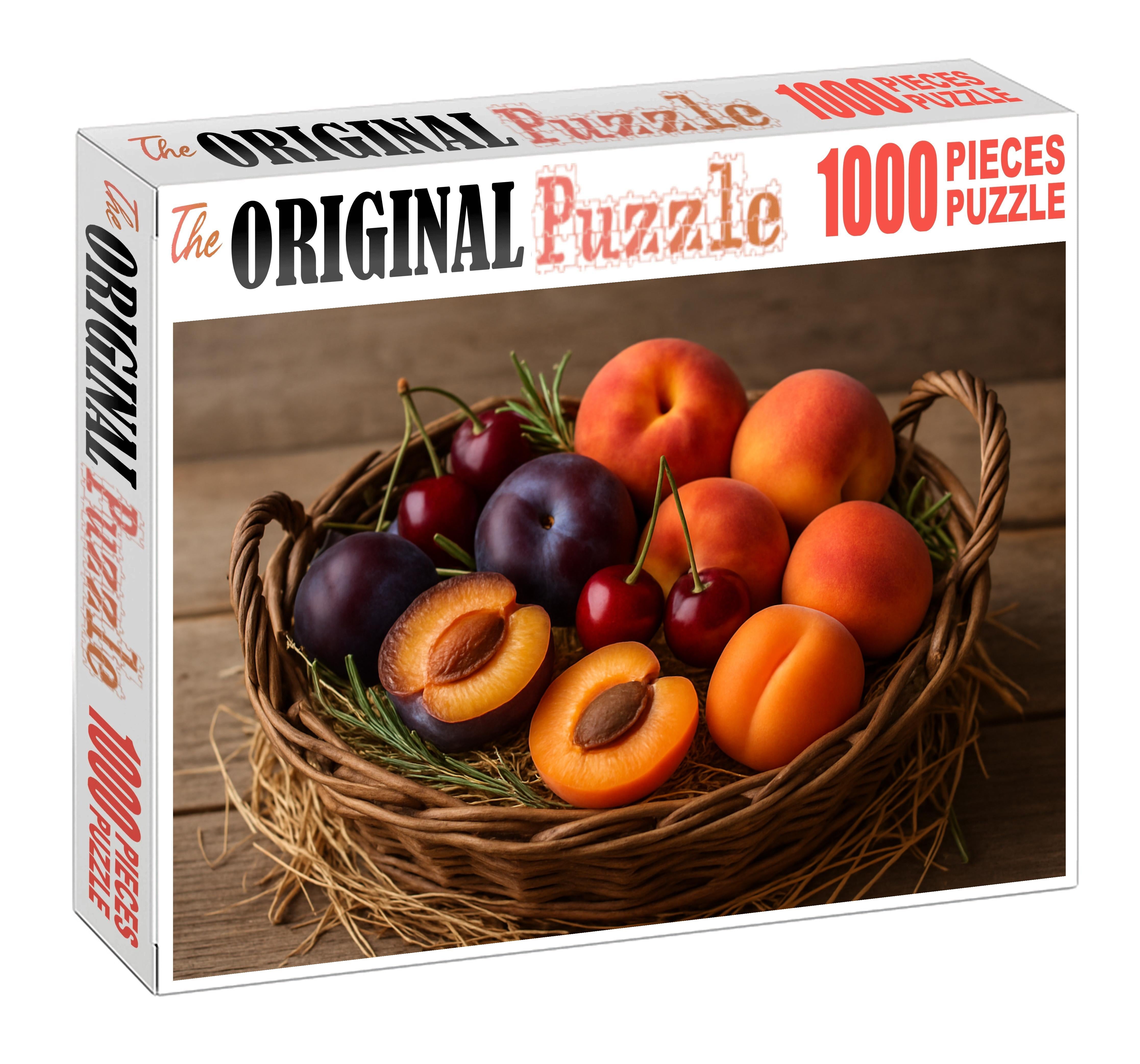 Stone Fruit Grove Basket Puzzle Collection