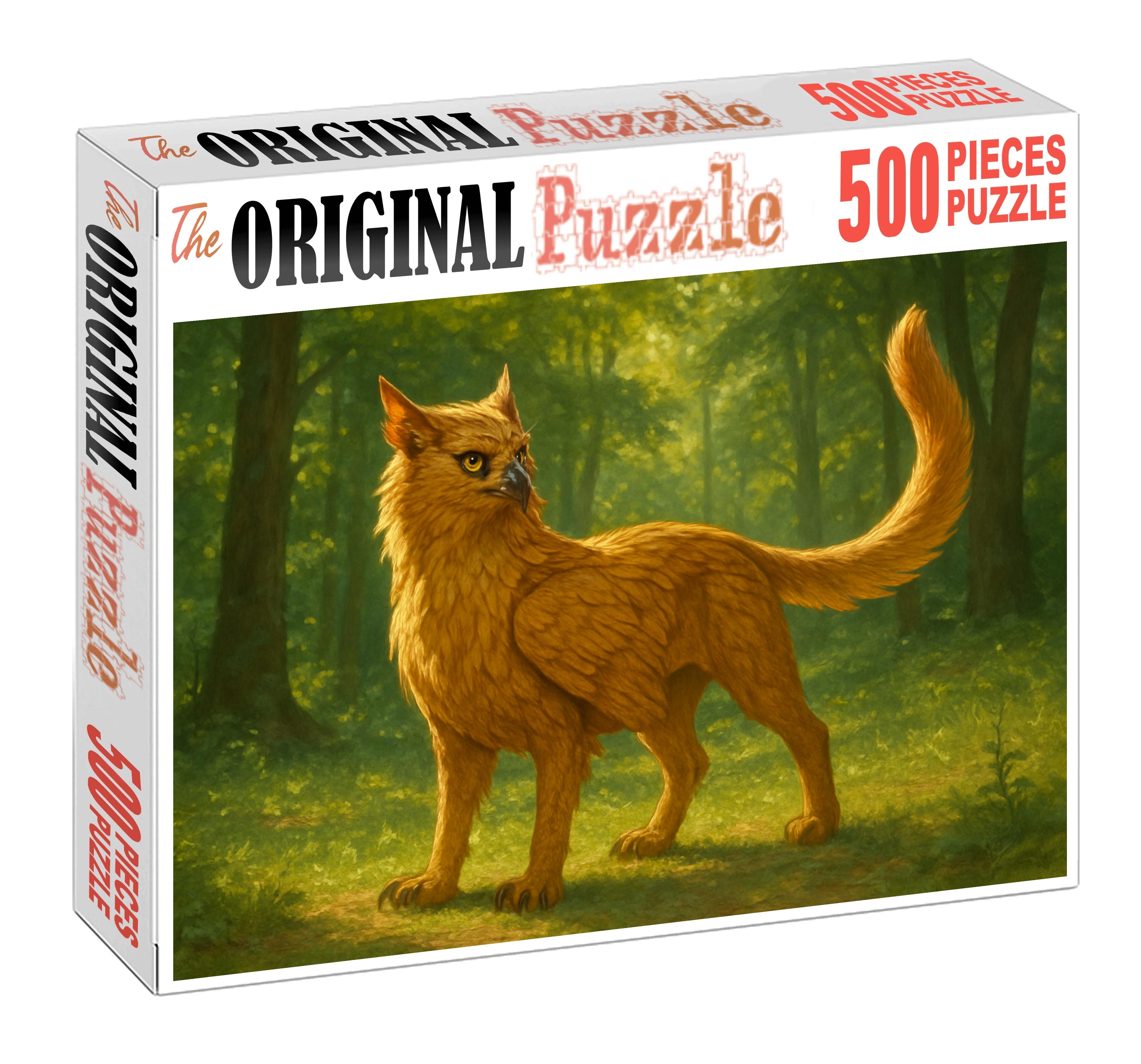 Amber Crest Golden Feathered Scent Hound With Spirited Drive Puzzle Collection