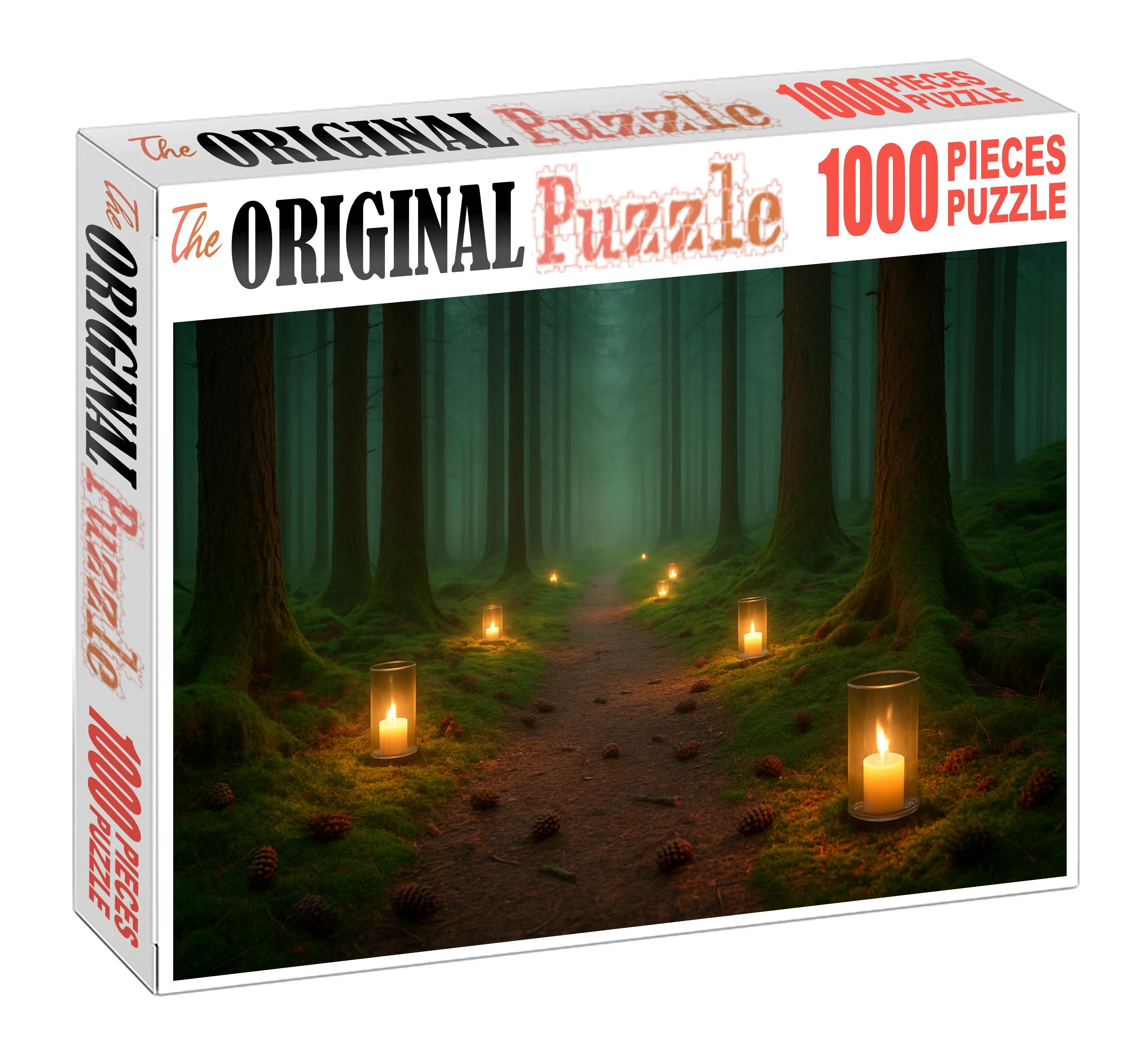 Whispering Pines Candle Path 1000 Piece Puzzle
