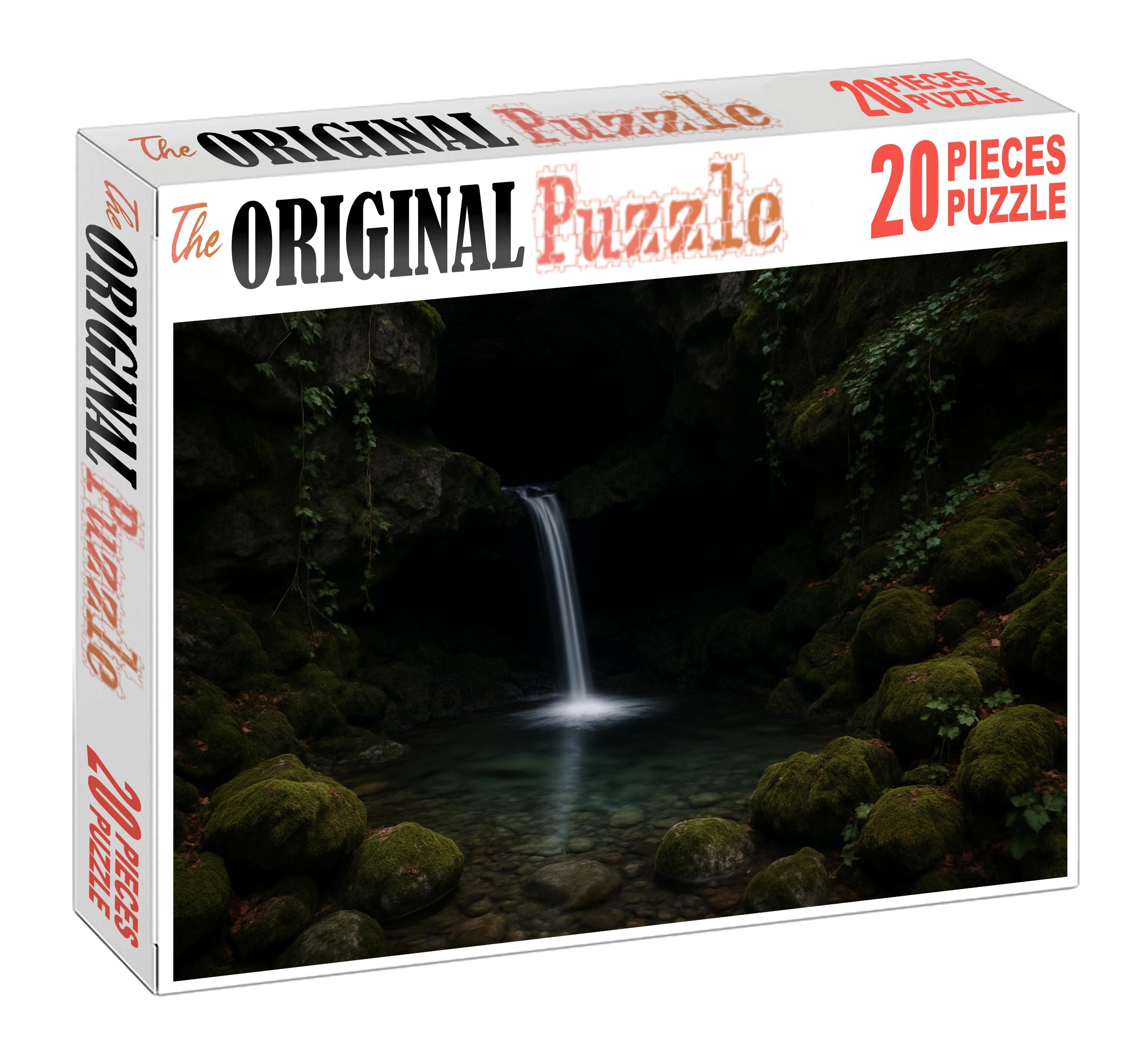 Silver Ribbon Grotto Custom Jigsaw Puzzle