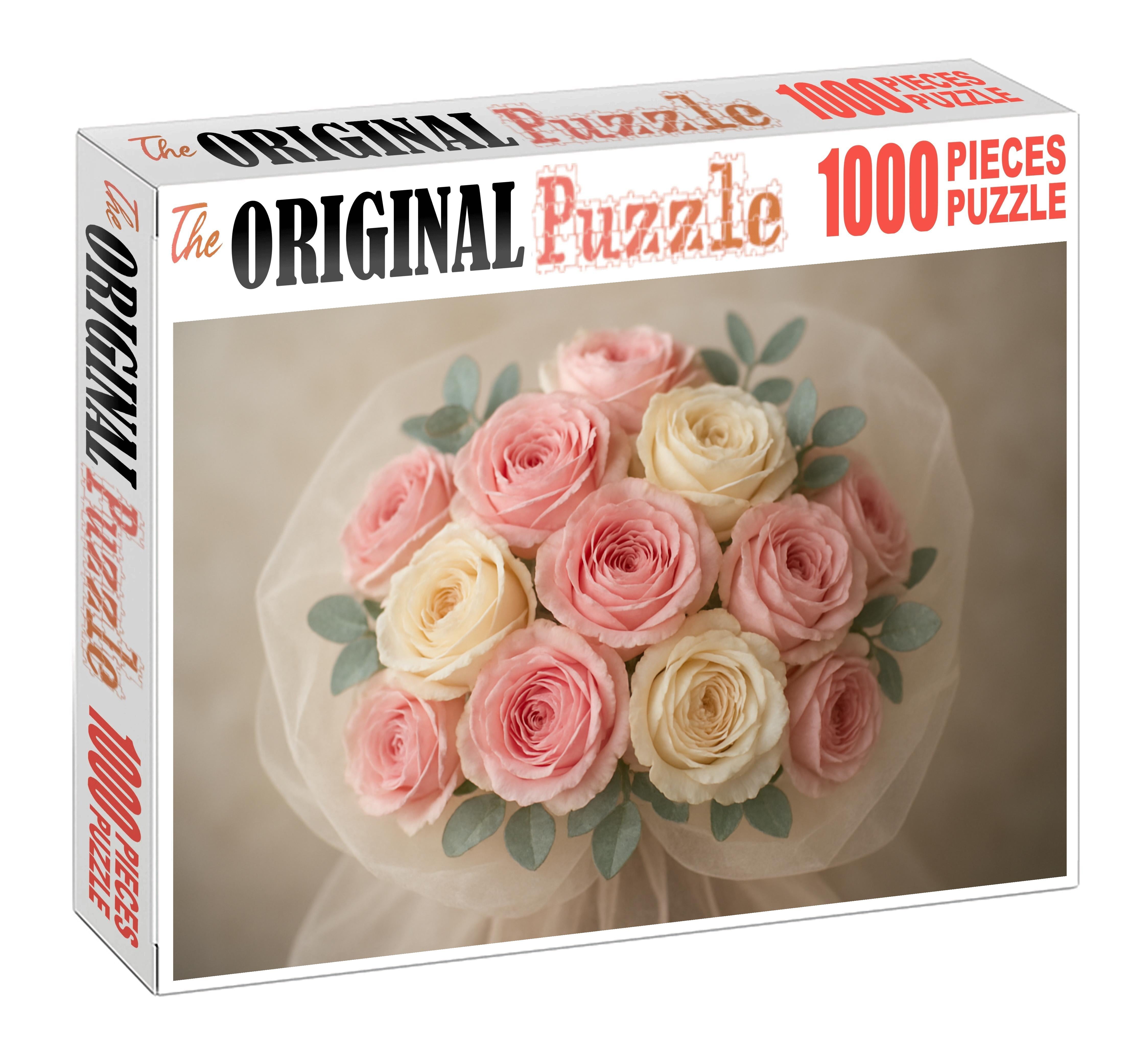 Blushing Elegance Bouquet 200 Piece Puzzle